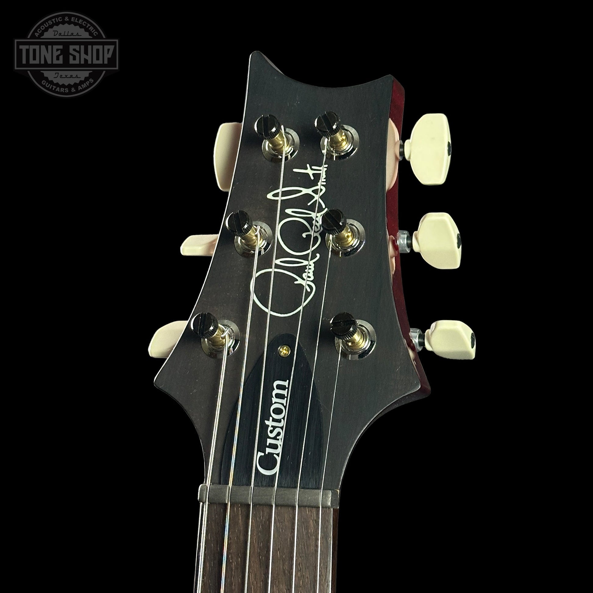 PRS Wood Library Custom 24 Quilt 10 Top Dark Cherry Sunburst w/case 0406615