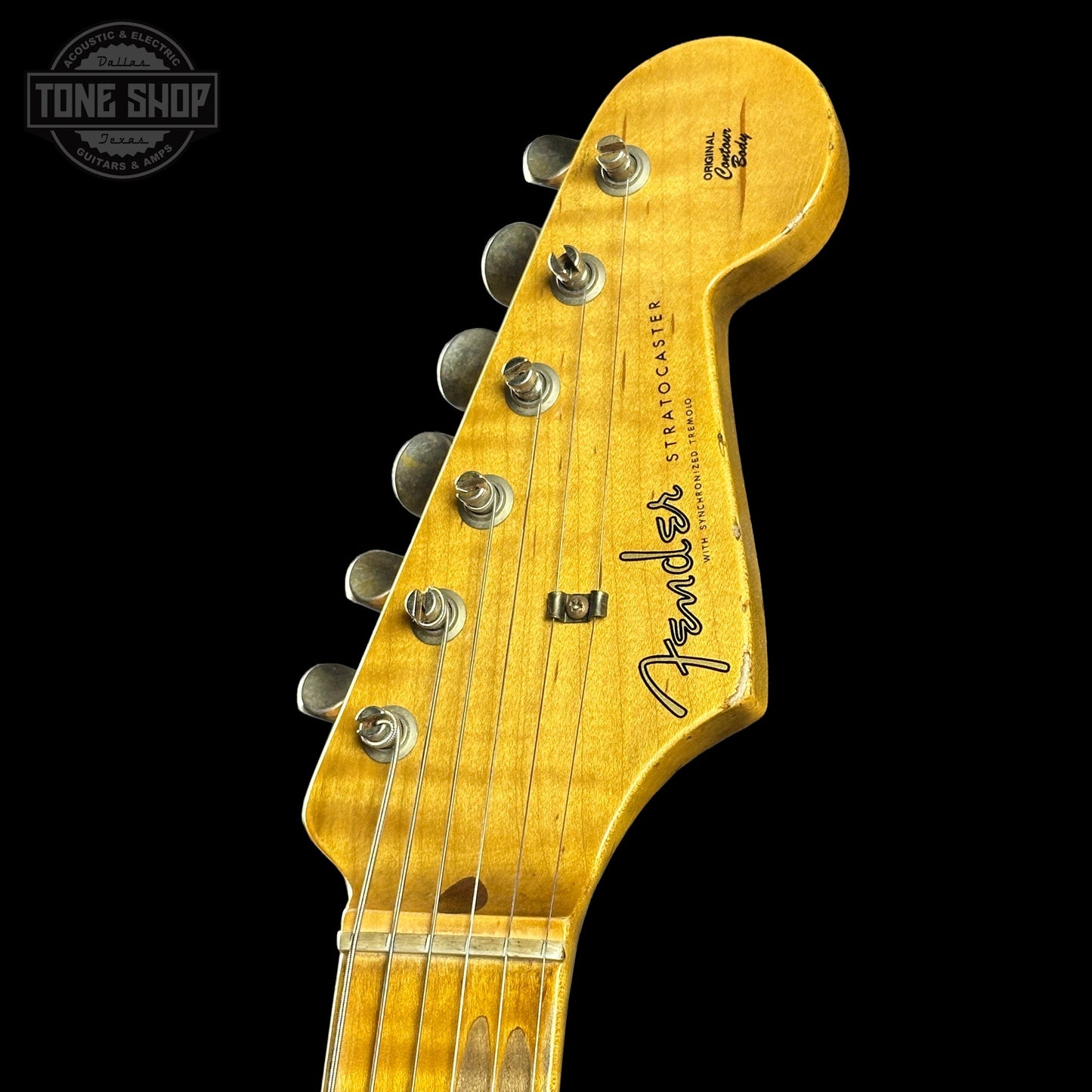 Fender Custom Shop 1957 Stratocaster Relic Black AAA Maple Neck w/case CZ584781
