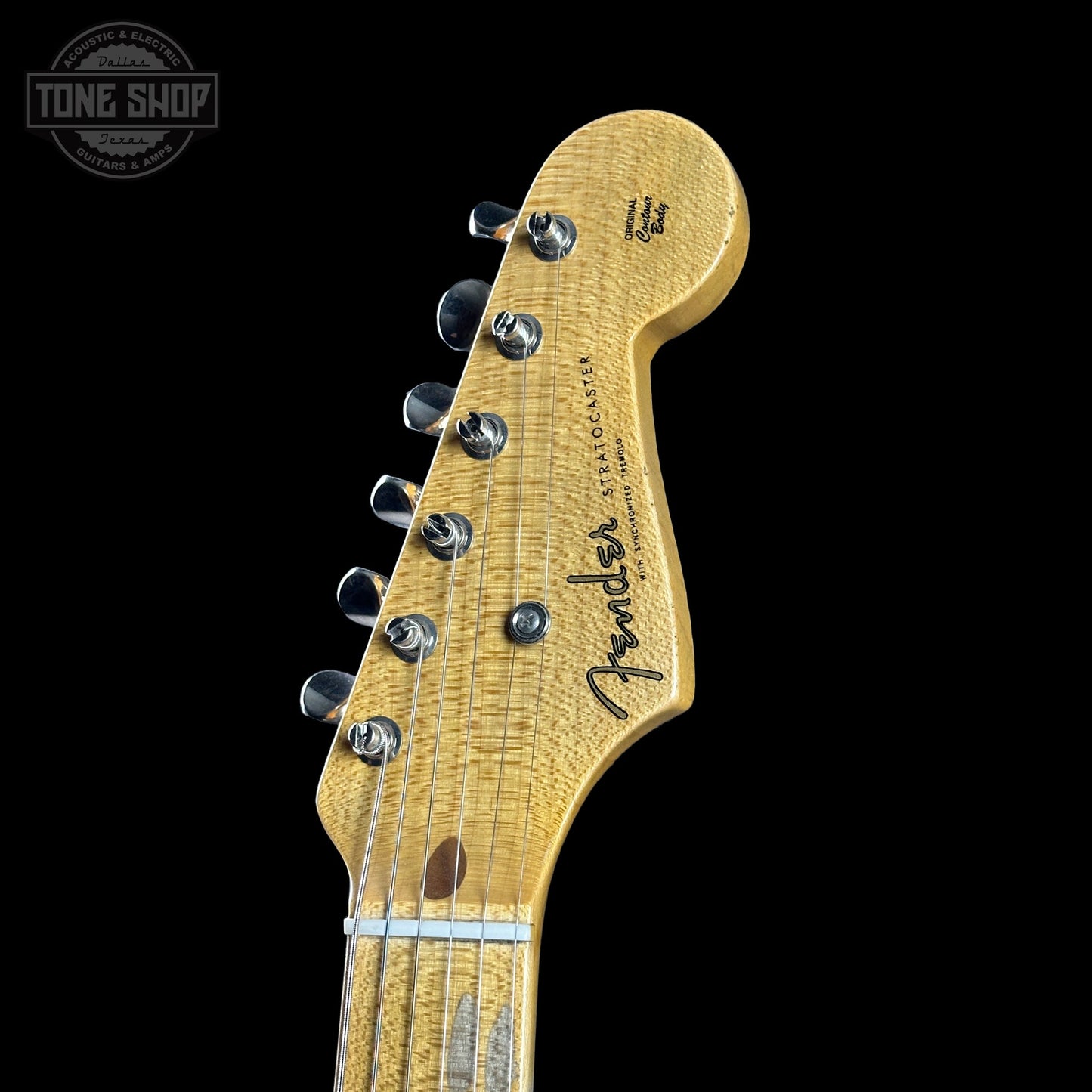 Fender Custom Shop Limited Edition Fat '54 Strat Relic w/Closet Classic Hardware Aged Arctic White w/case