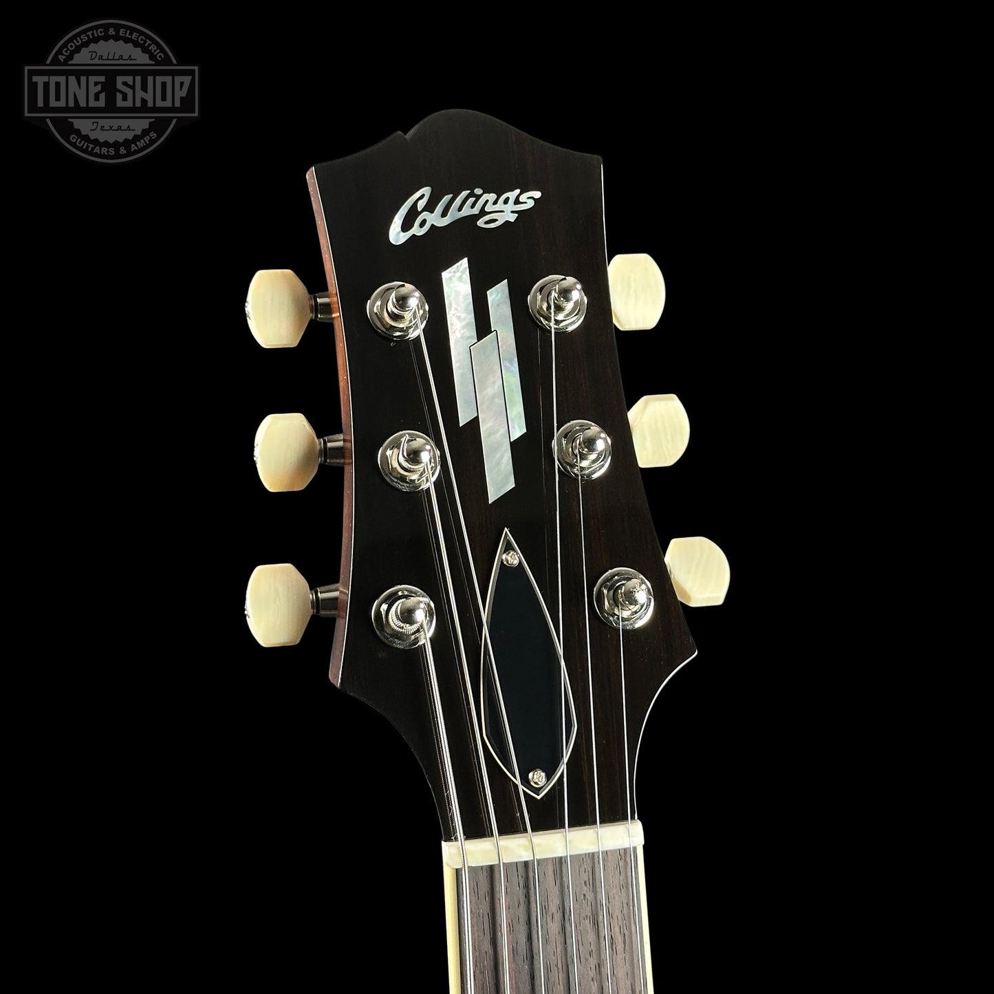 Collings CL City Limits Tobacco Sunburst Parallelogram Inlay Throbaks w/Case CL251673