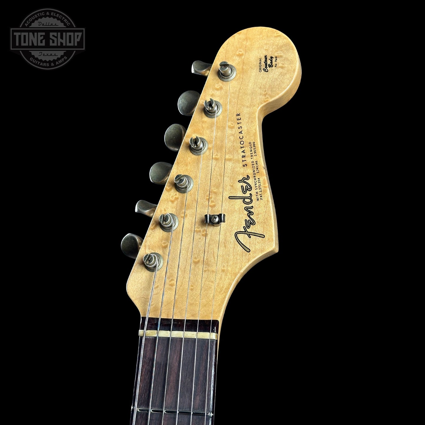 Fender Custom Shop 1963 Stratocaster Journeyman Relic Chocolate 3 Tone Sunburst AAA Maple Neck w/case CZ587631