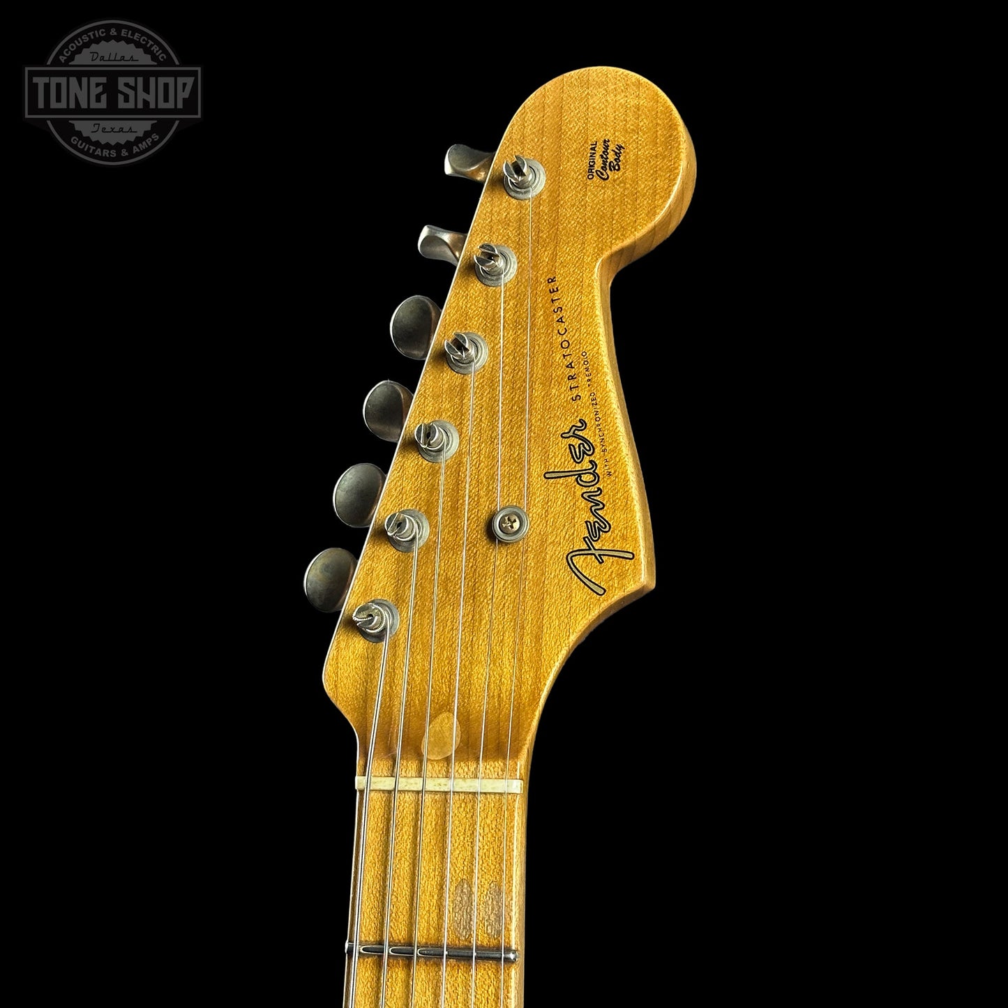 Fender Custom Shop Limited Edition Roasted '54 Strat Journeyman Relic Aged Black w/case