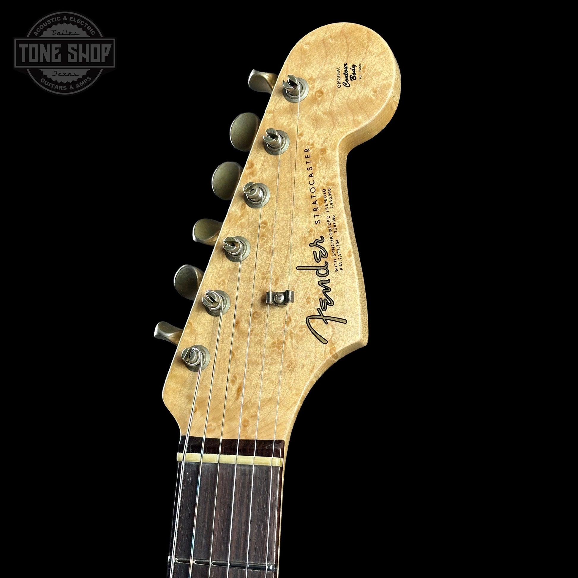 Fender Custom Shop 1963 Stratocaster Journeyman Relic Chocolate 3 Tone Sunburst AAA Maple Neck w/case CZ588787
