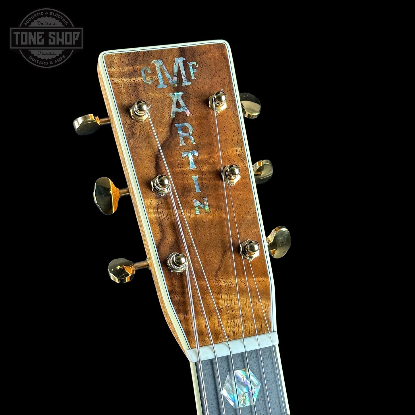 Martin Custom Shop Dread 45 Style Adirondack/Exceptional Broad Figure Koa w/case 2964096