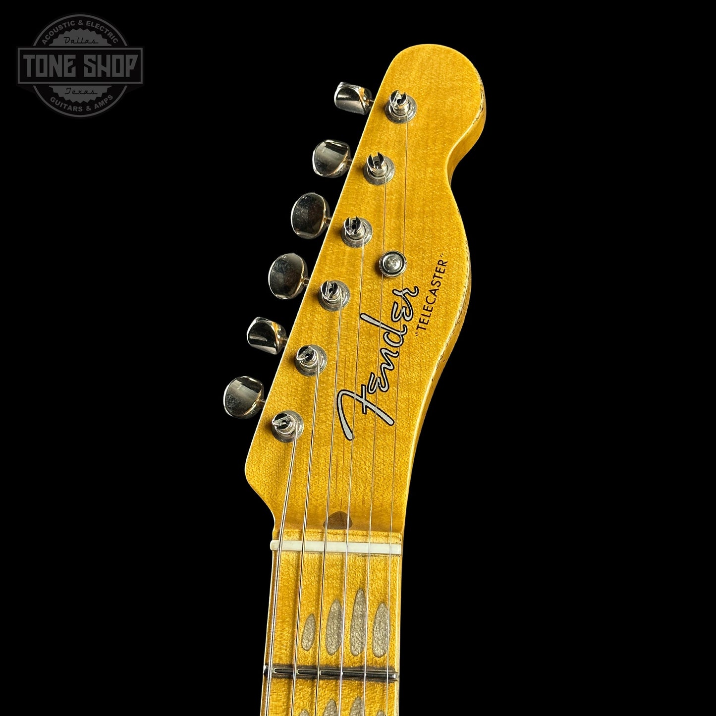 Fender Custom Shop 50s Telecaster Thinline Red Sparkle Heavy Relic w/case R149240