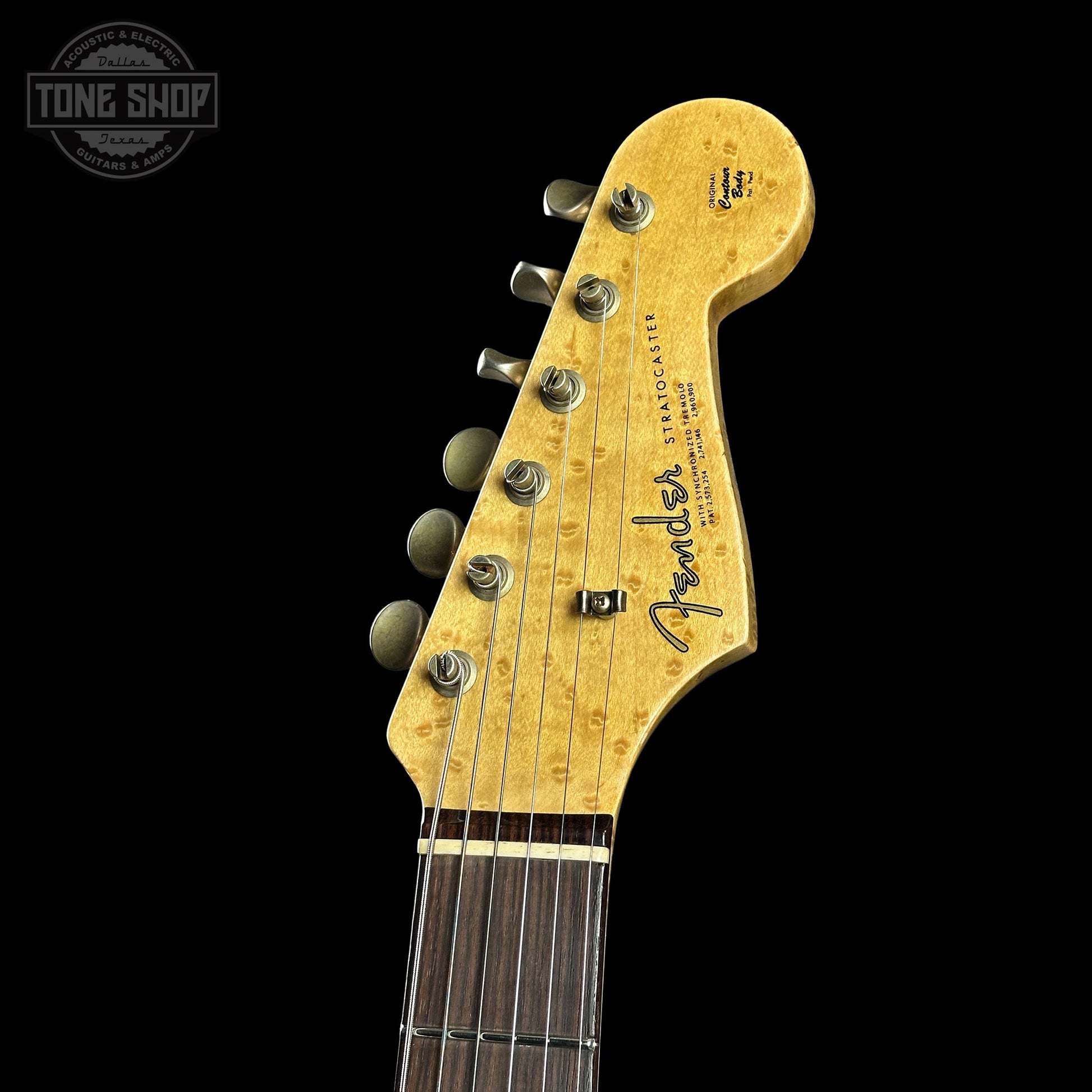 Fender Custom Shop 1963 Stratocaster Journeyman Relic AAA Maple Neck Melon Candy w/case CZ588394
