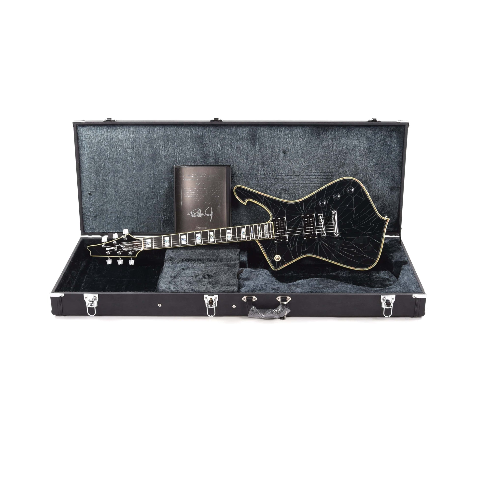 Ibanez PS3CM Paul Stanley Signature Model w/Black "Cracked Mirror" Top