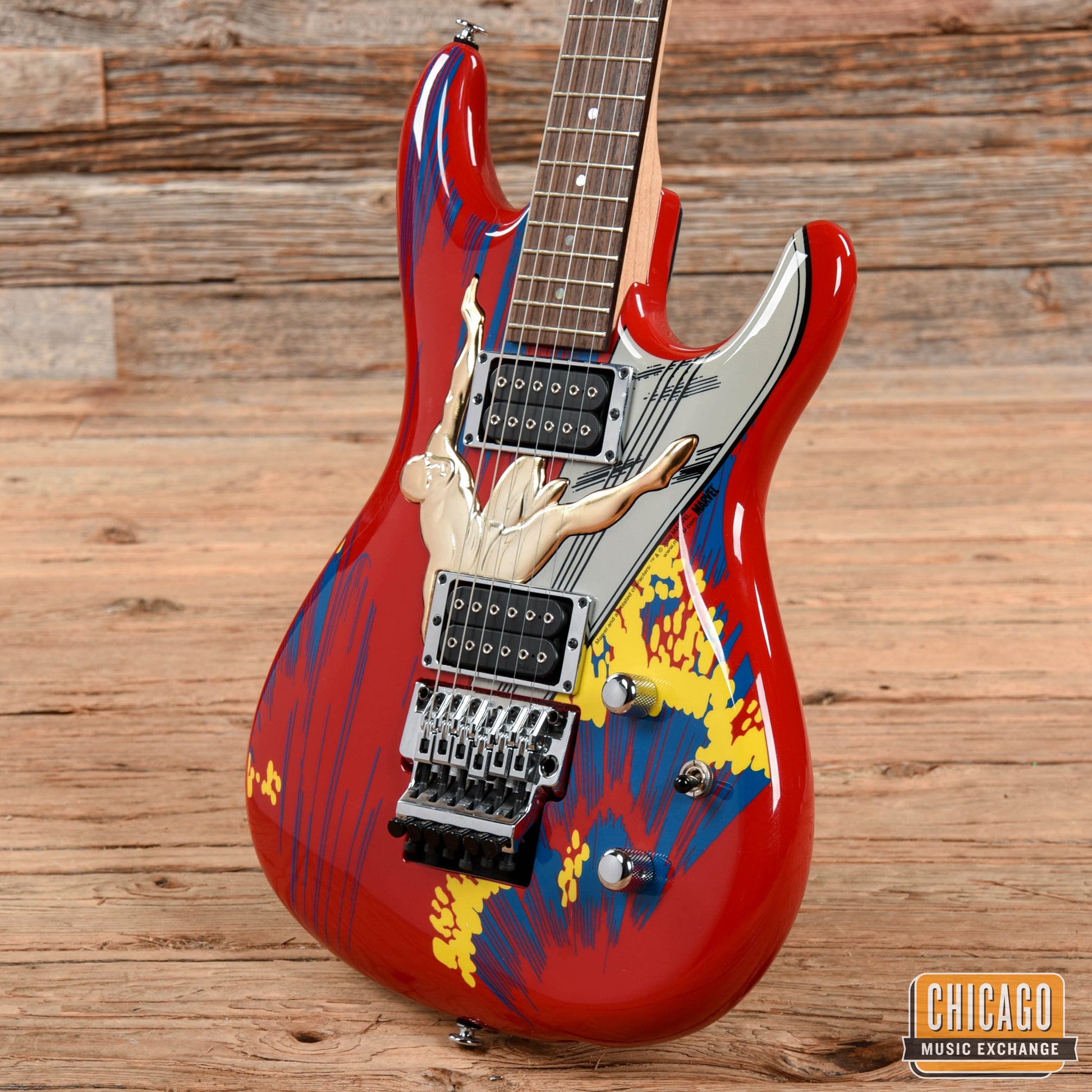 Ibanez JS20S Joe Satriani 20th Anniversary "Silver Surfer" Electric Guitar Red/Blue Red