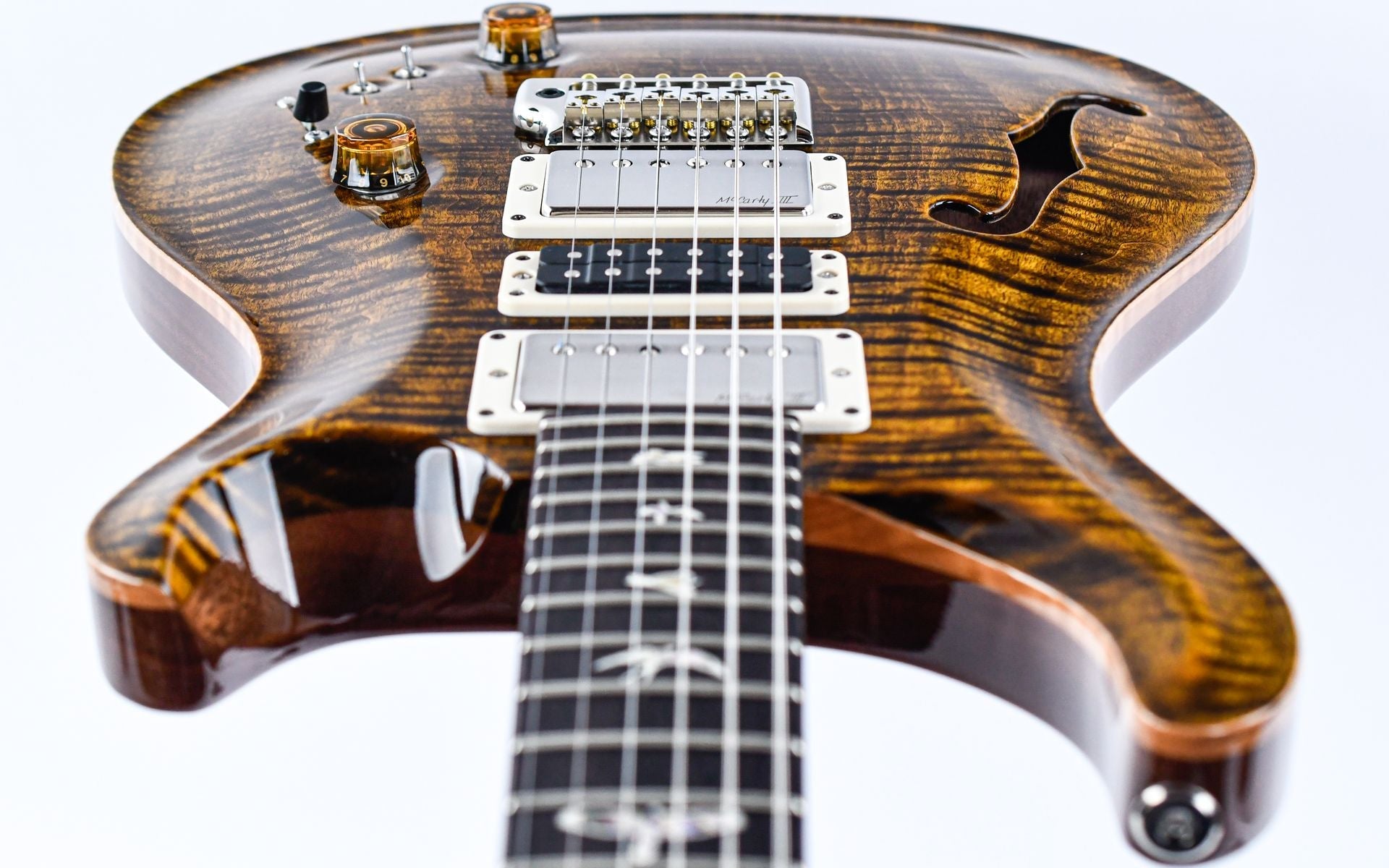 PRS Special 22 Semi Hollow Yellow Tiger