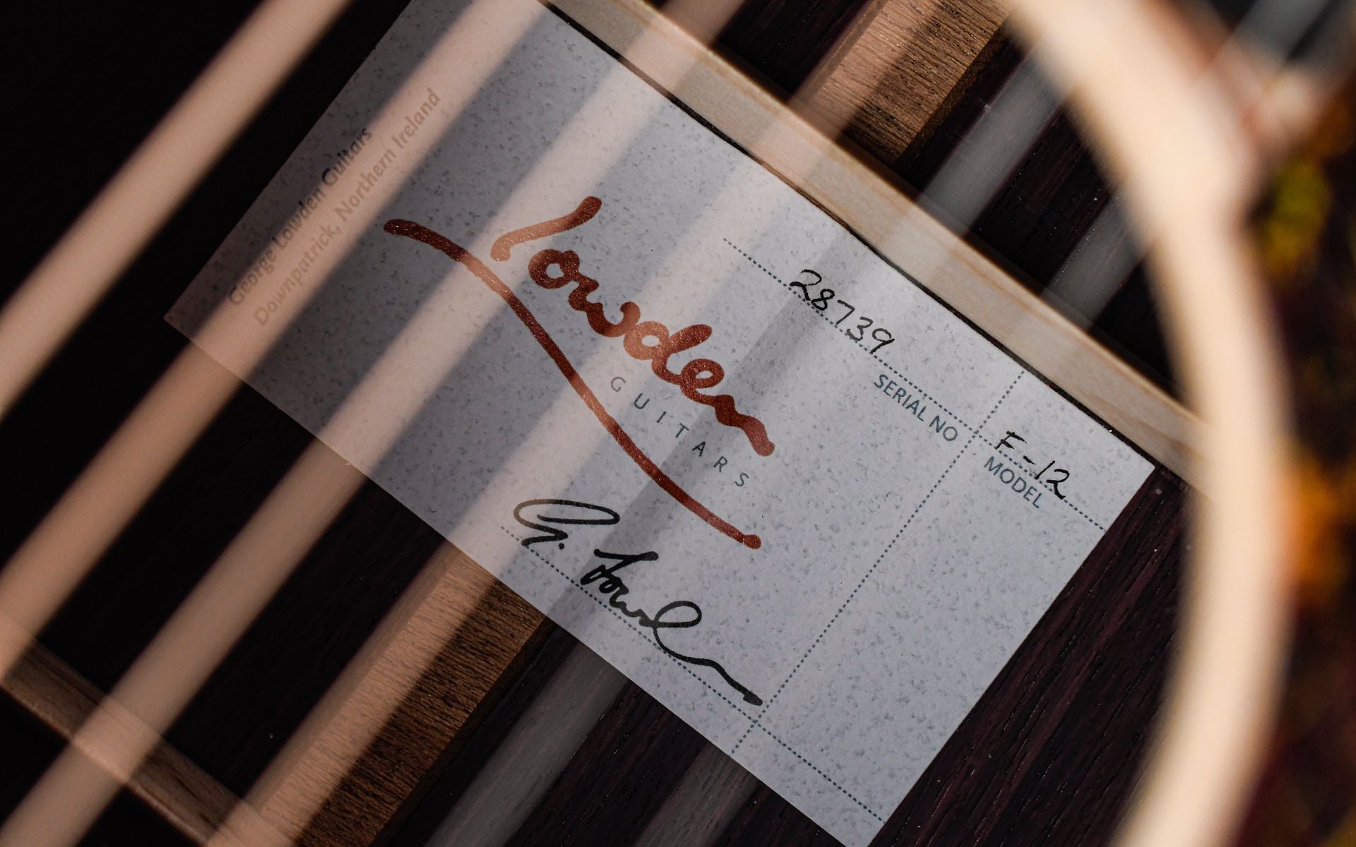 Lowden F12 Indian Rosewood Sitka Spruce