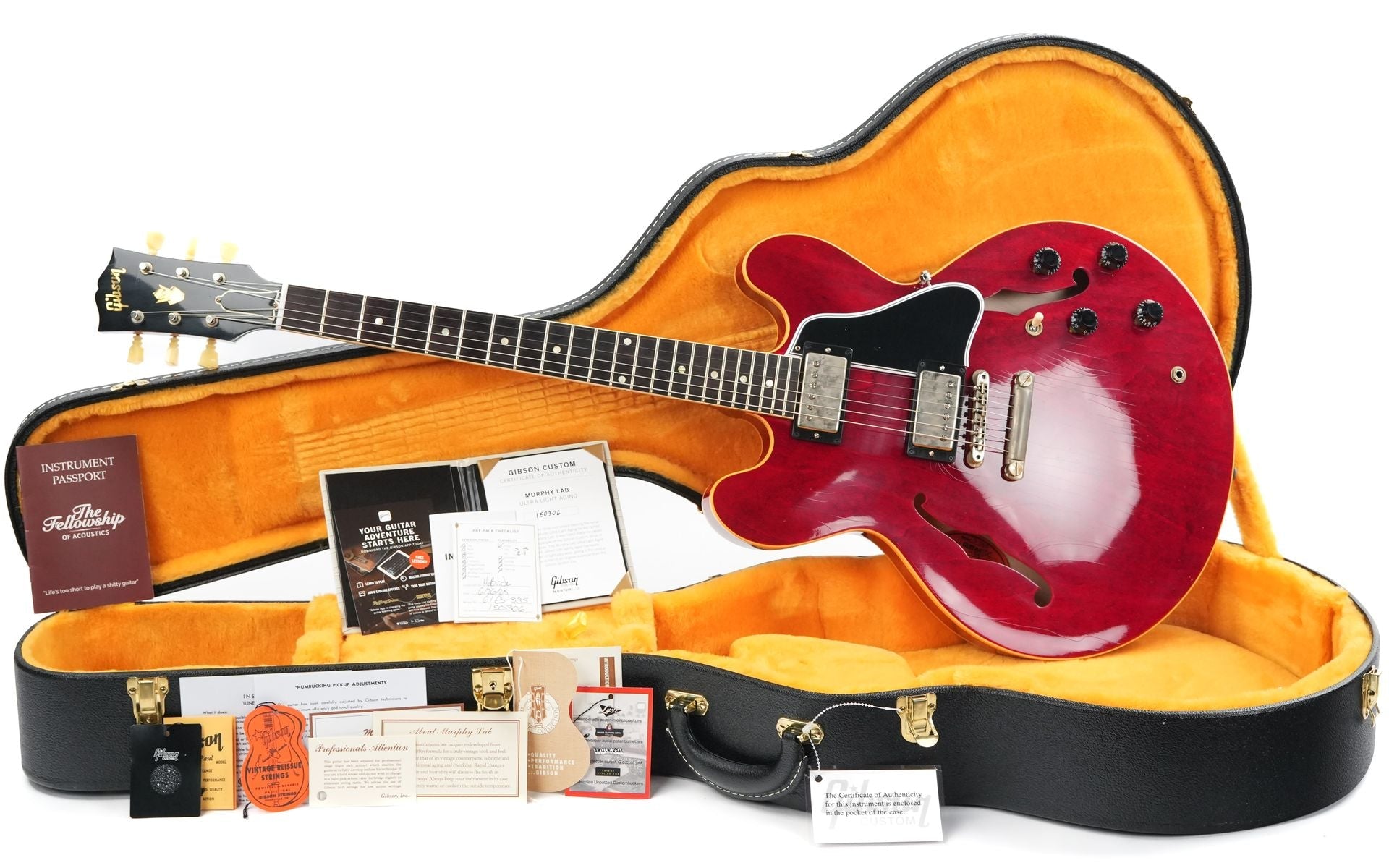 Gibson Custom Murphy Lab 1961 ES335 Reissue Ultra Light Aged 60s Cherry