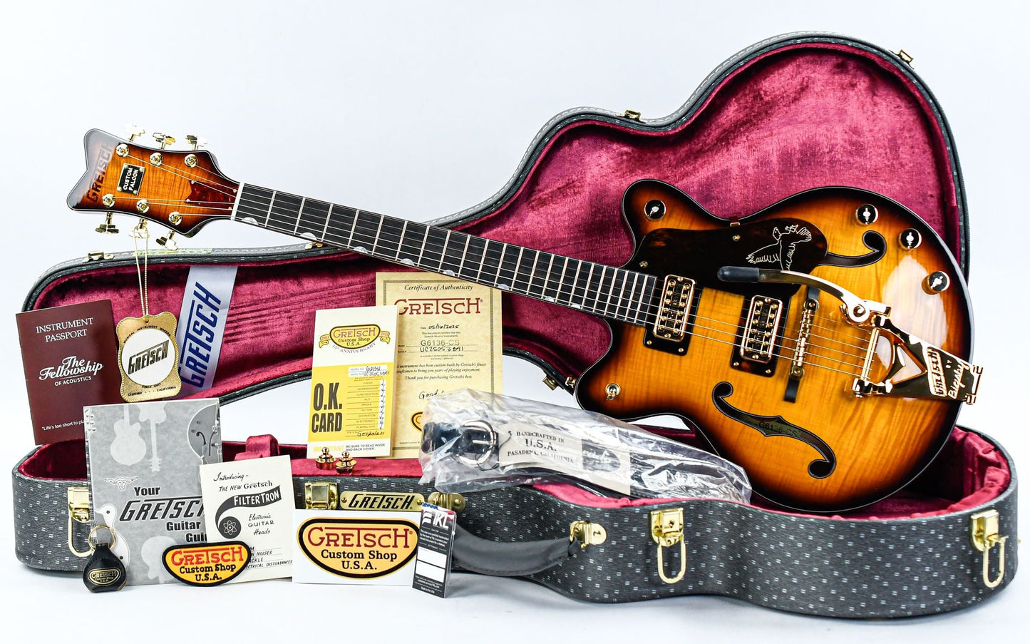 Gretsch Custom Shop G6136-CS Junior Double Cut 2 Tone Sunburst