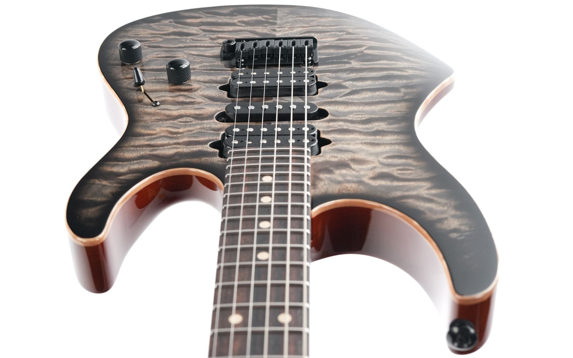 Suhr Modern Custom Faded Trans Charcoal Burst