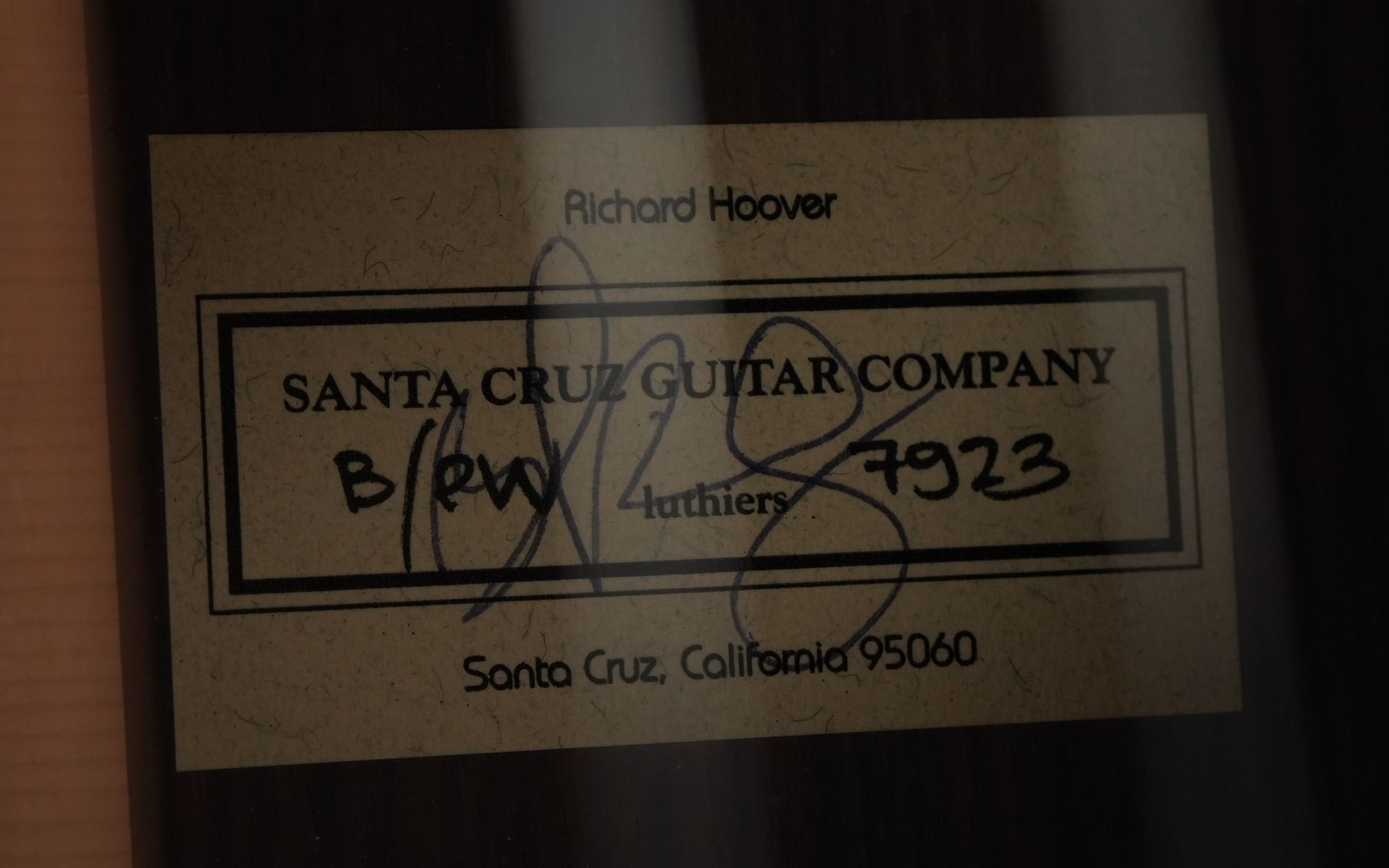 Santa Cruz B PW Brad Paisley Signature 2024