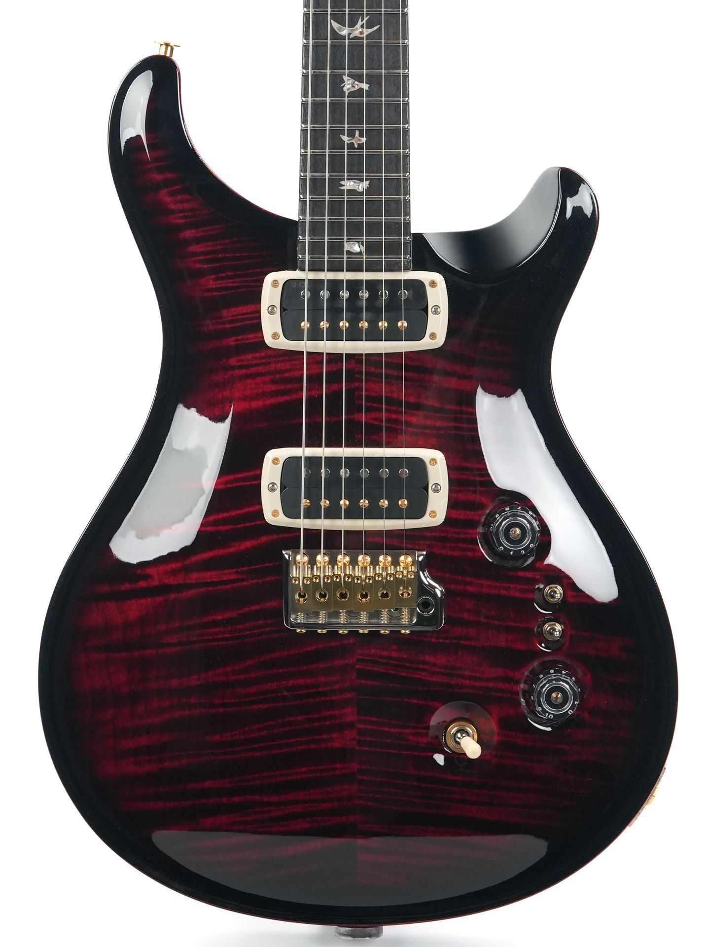 PRS Custom 24 08 Fire Red Smokeburst 10 Top B-Stock