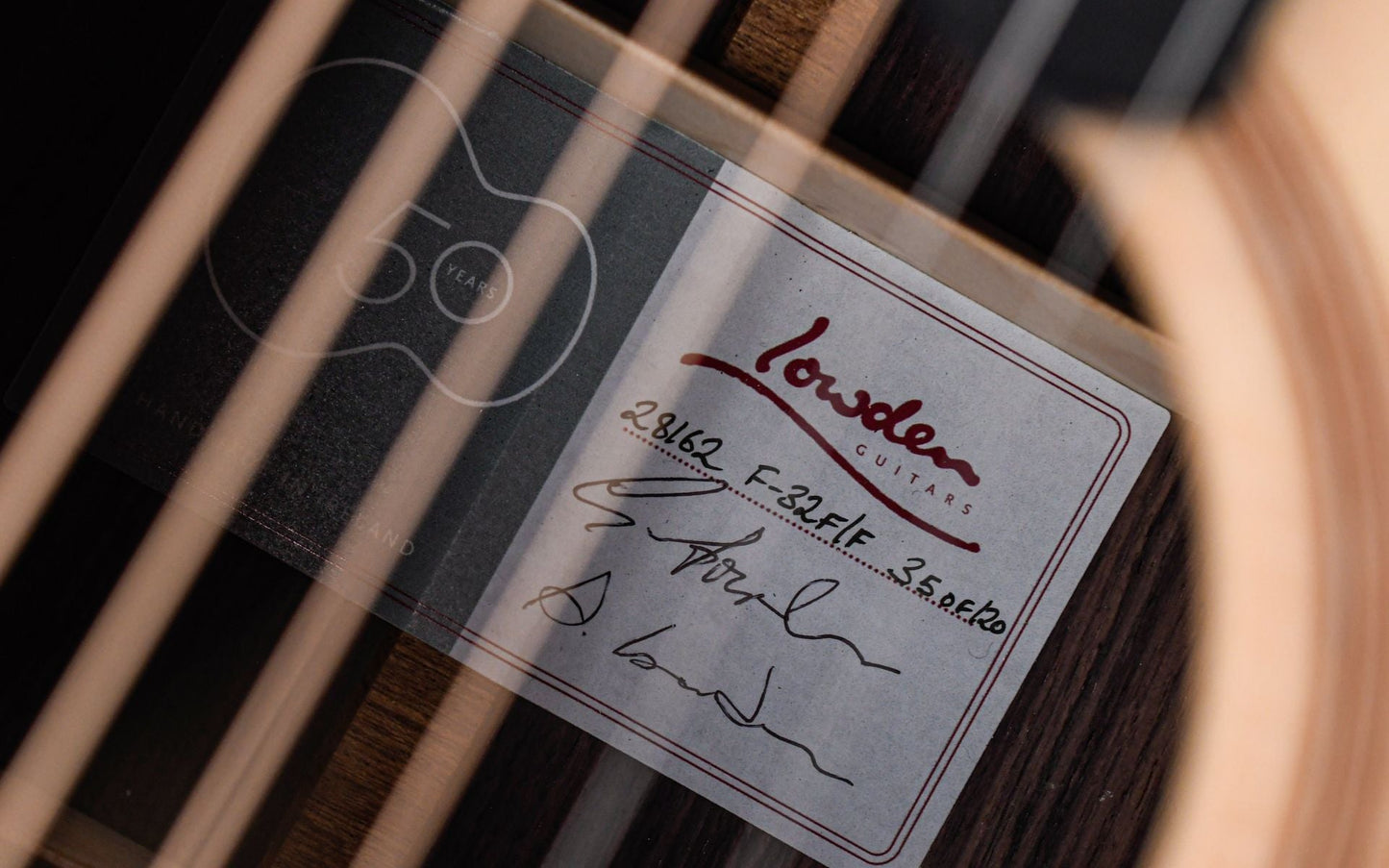 Lowden 50th Anniversary F32 Rosewood Spruce Fan Fret