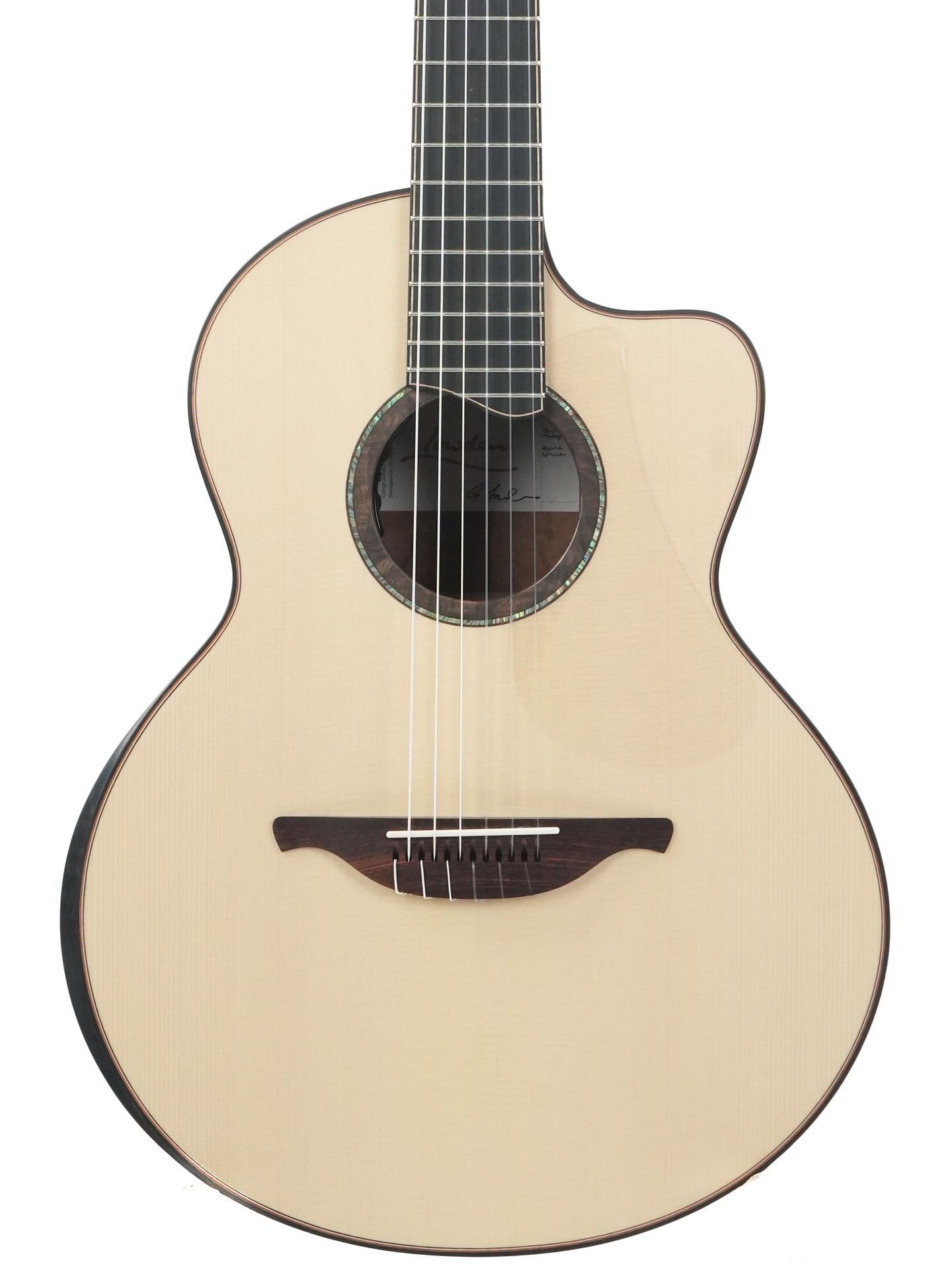 Lowden S50J Mastergrade Quilted Mahogany Alpine Spruce
