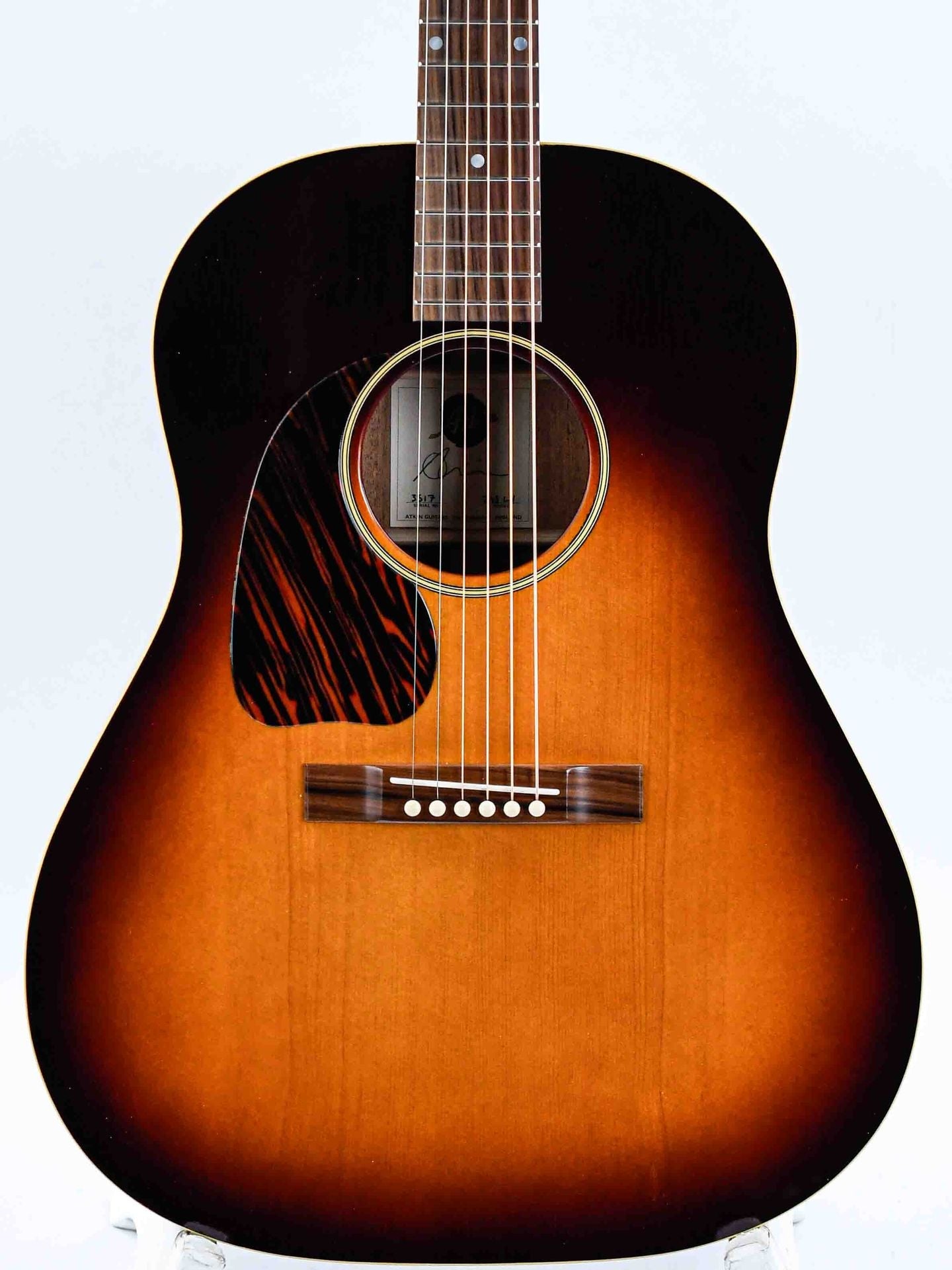 Atkin J43 Baked Sitka Mahogany Aged Sunburst Lefty