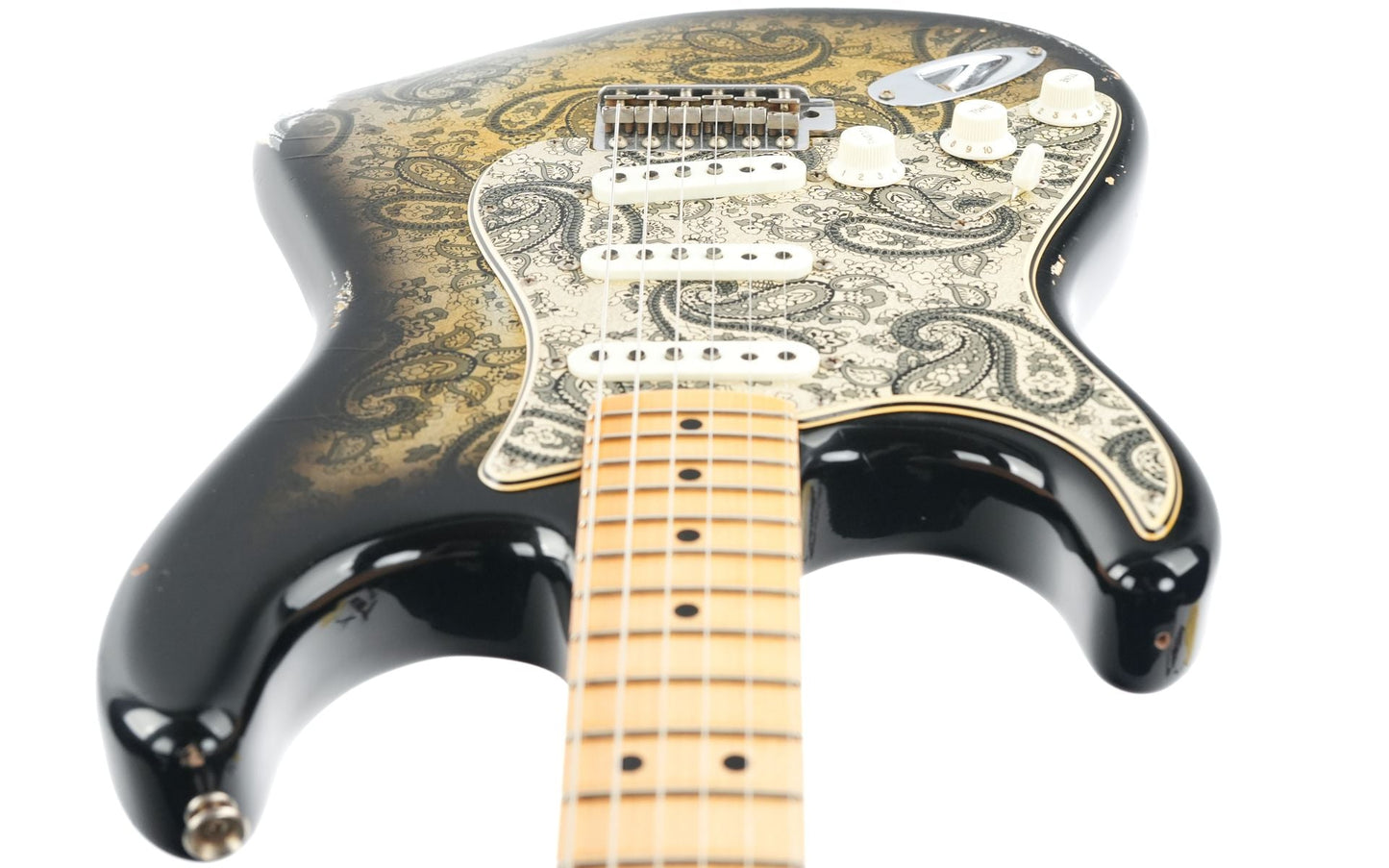Fender 68 Stratocaster Custom Shop Ltd Black Paisley Relic Lefty 2019