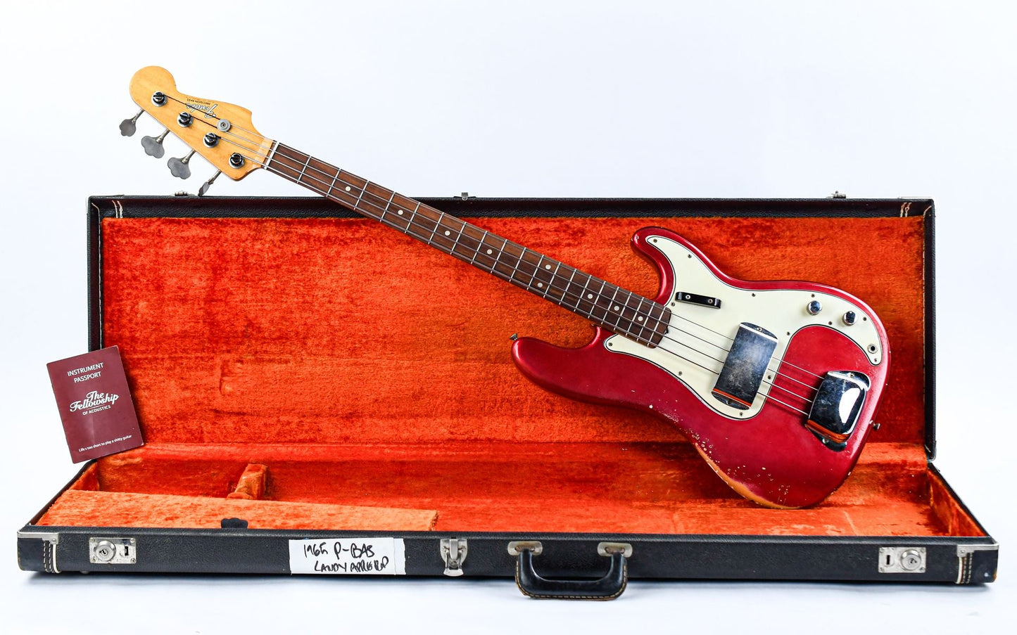 Fender Precision Bass Candy Apple Red 1965
