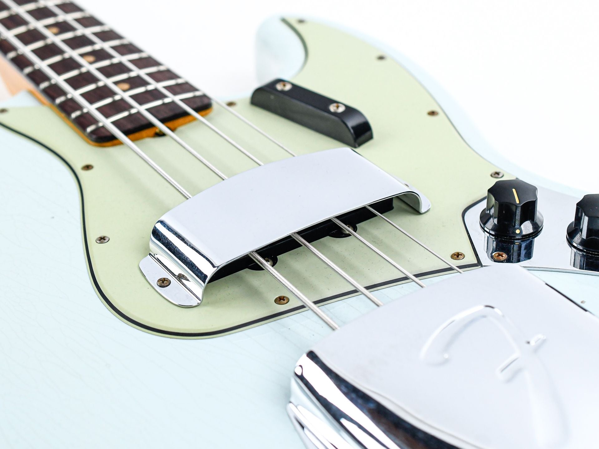 Fender Custom Shop 63 Jazz Bass Journeyman Faded Aged Sonic Blue