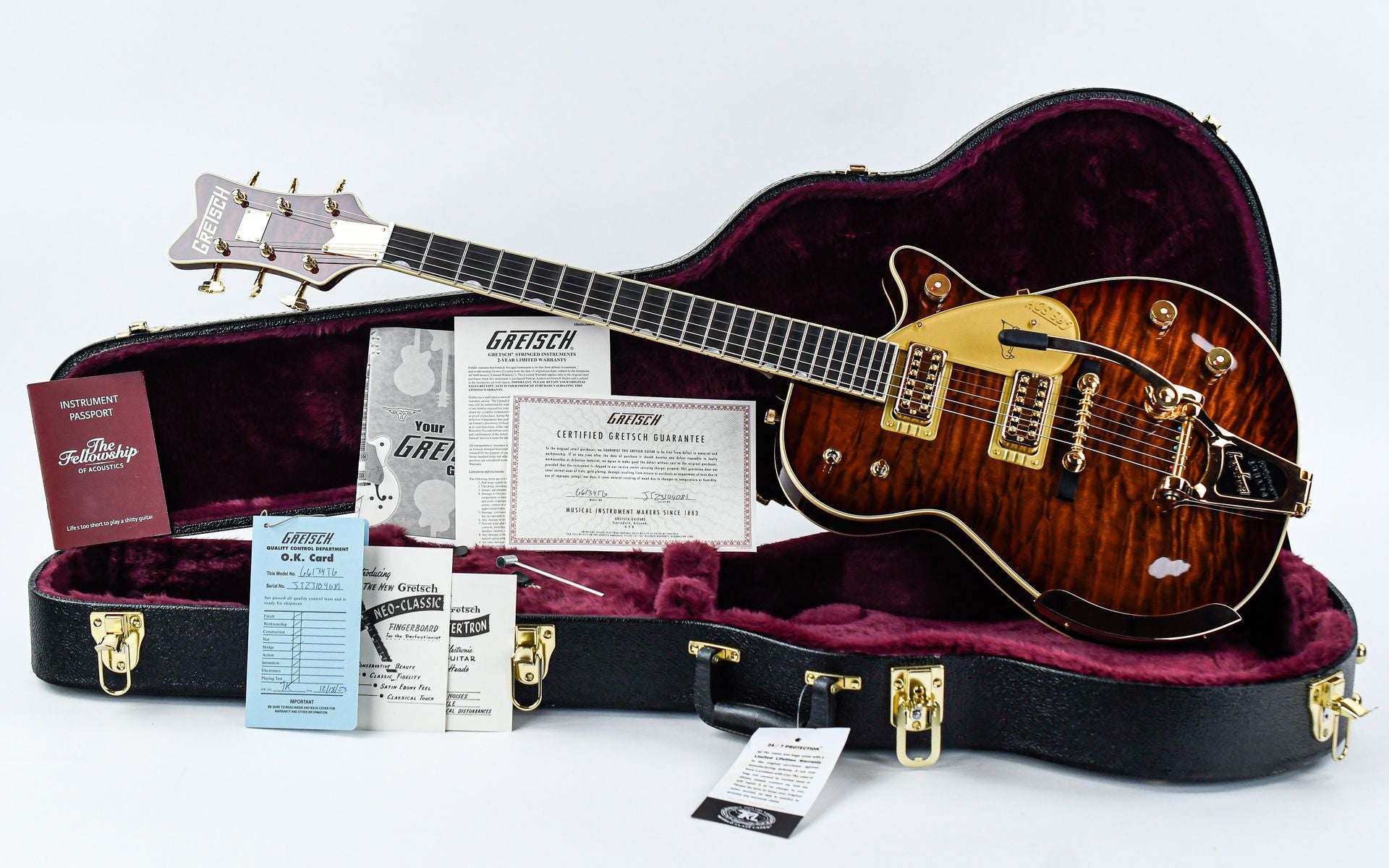 Gretsch G6134TGQM-59 LTD Edition Quilt Classic Penguin