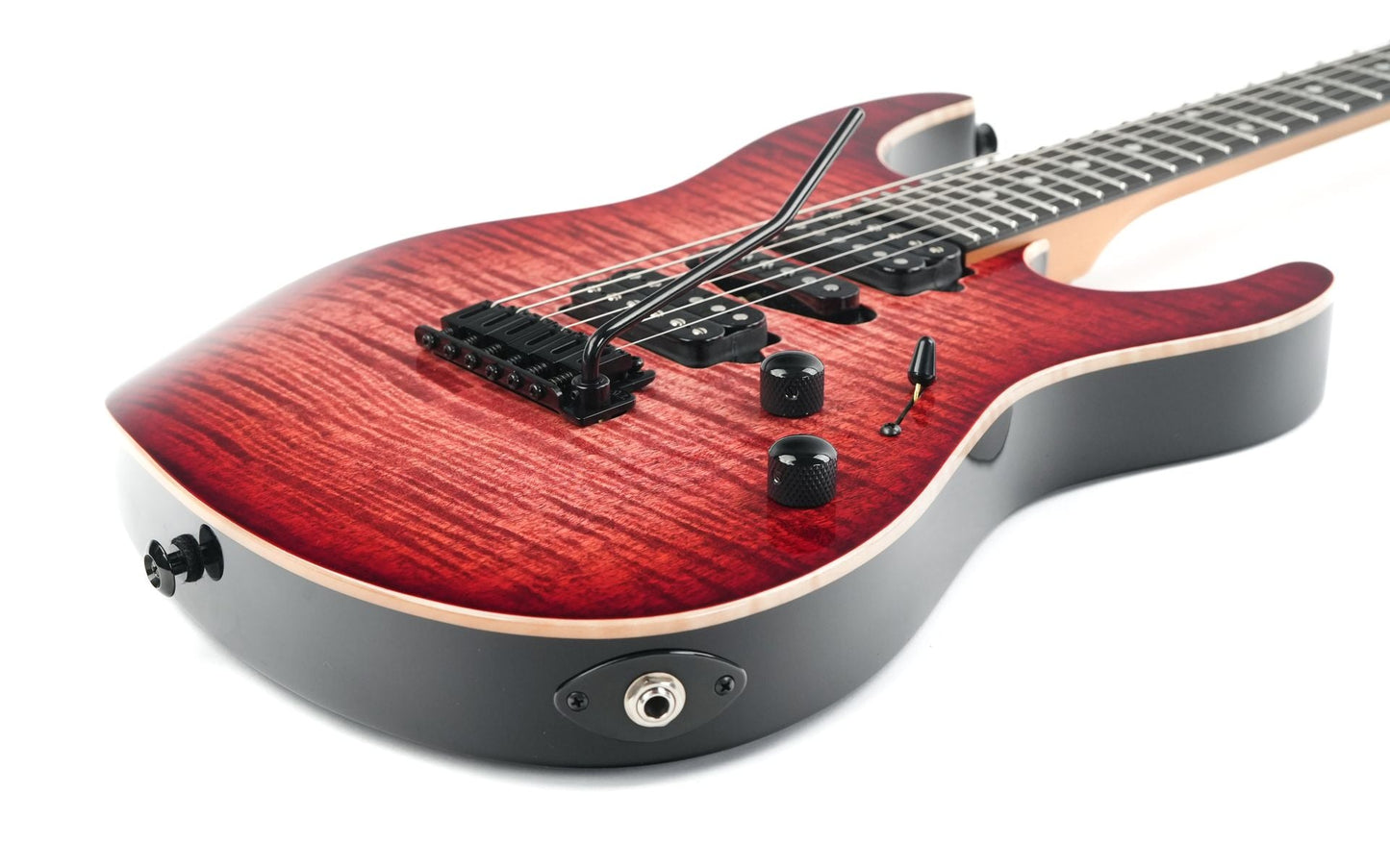 Suhr Modern Custom Faded Trans Wine Red Burst