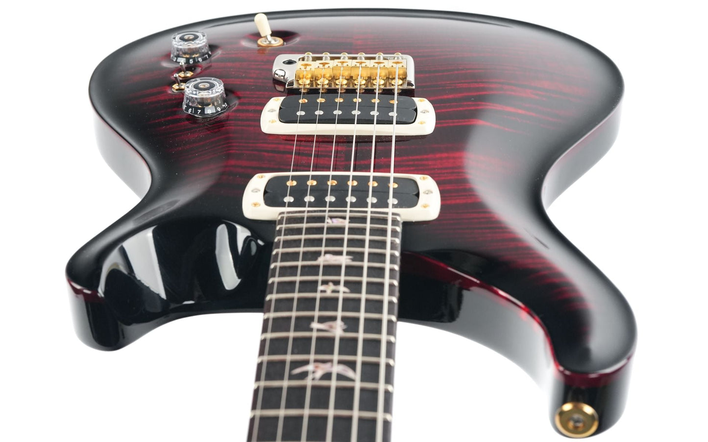 PRS Custom 24 08 Fire Red Smokeburst 10 Top B-Stock