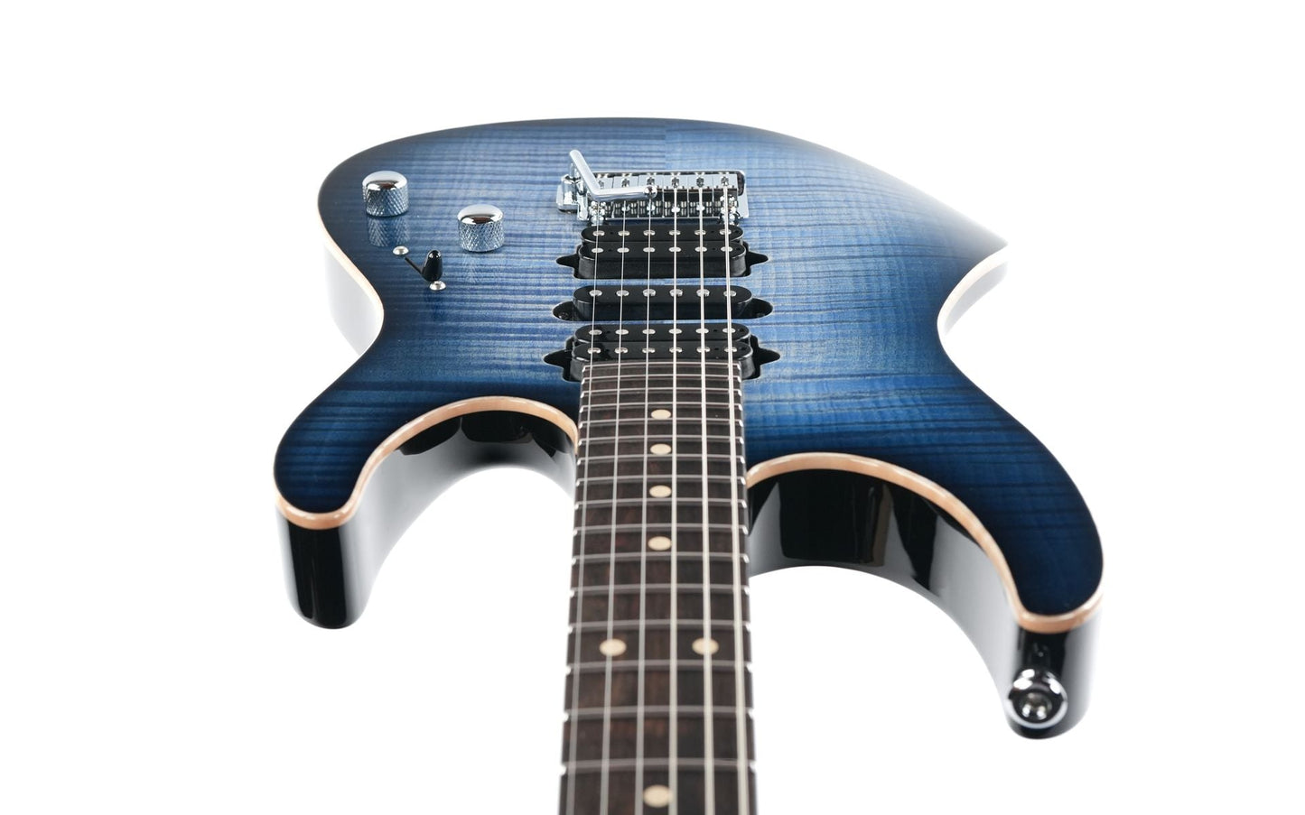 Suhr Modern Custom Faded Trans Whale Blue Burst
