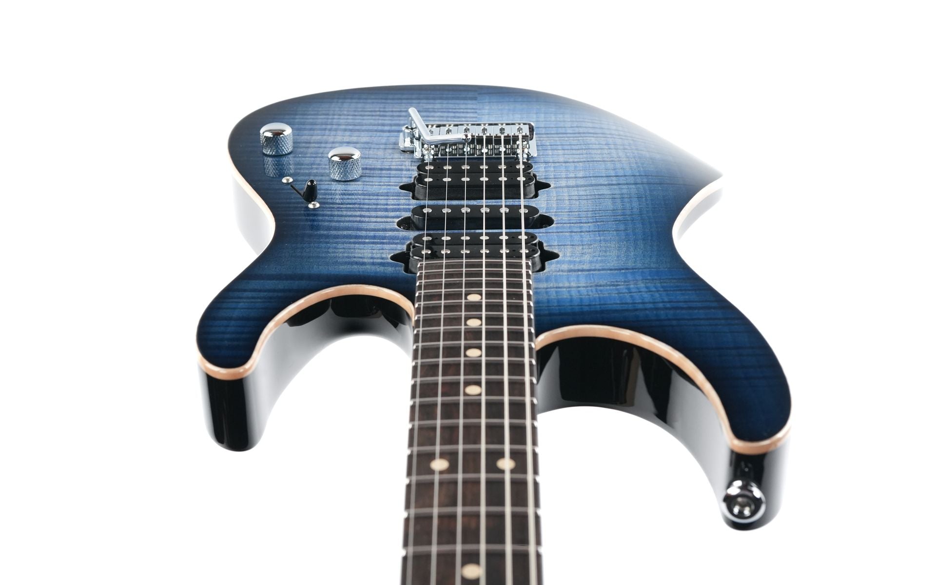 Suhr Modern Custom Faded Trans Whale Blue Burst