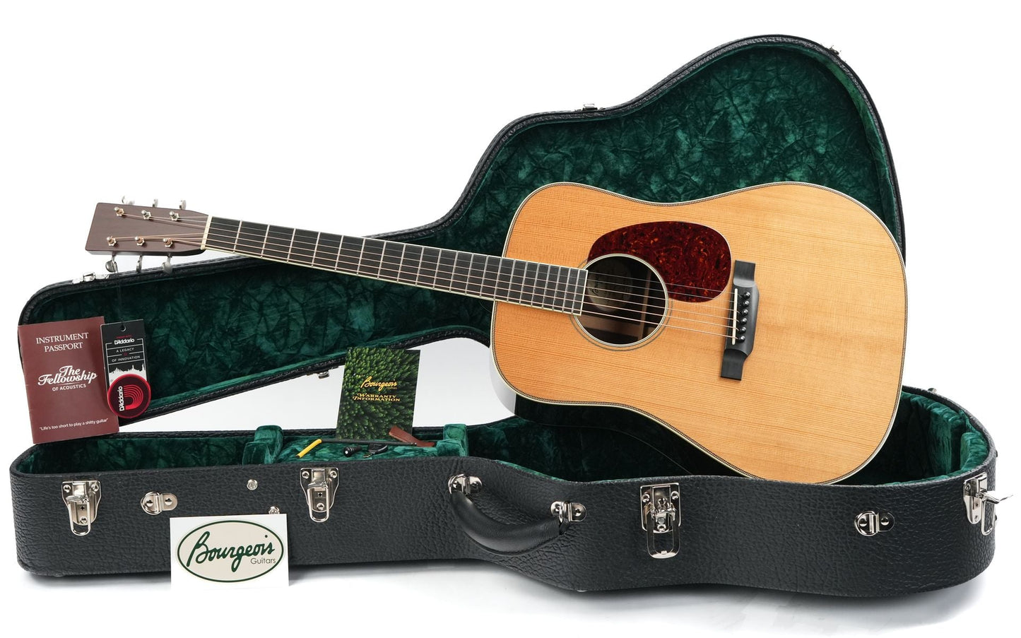 Bourgeois D Large Soundhole Madagascar Adirondack #10917