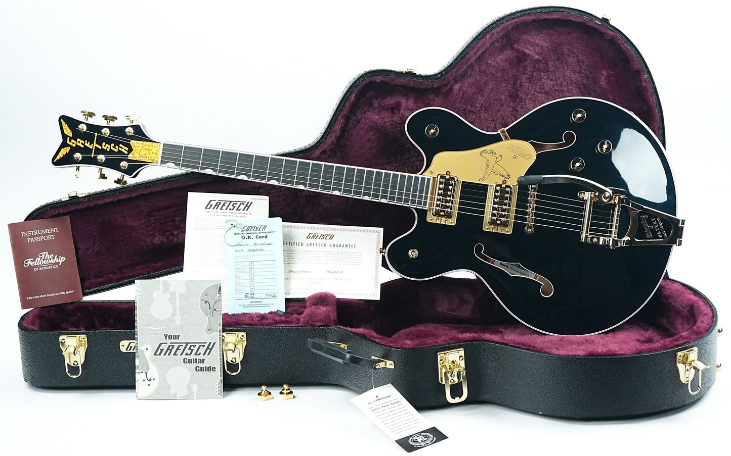 Gretsch Falcon Center Block LTD Double-Cut String-Thru Bigsby Midnight Sapphire