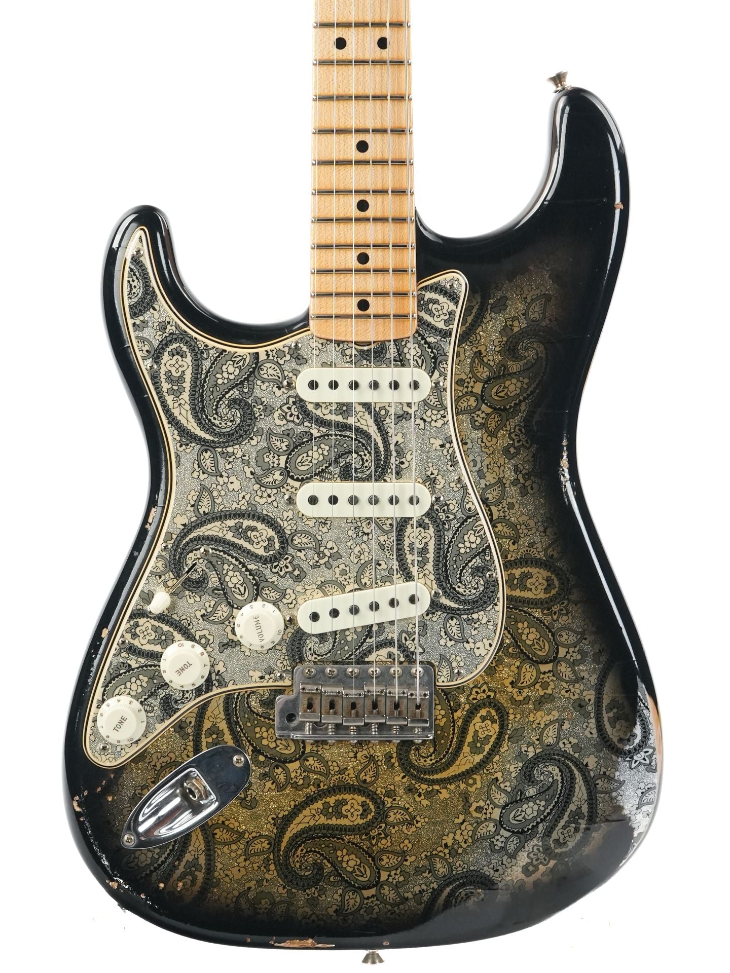 Fender 68 Stratocaster Custom Shop Ltd Black Paisley Relic Lefty 2019