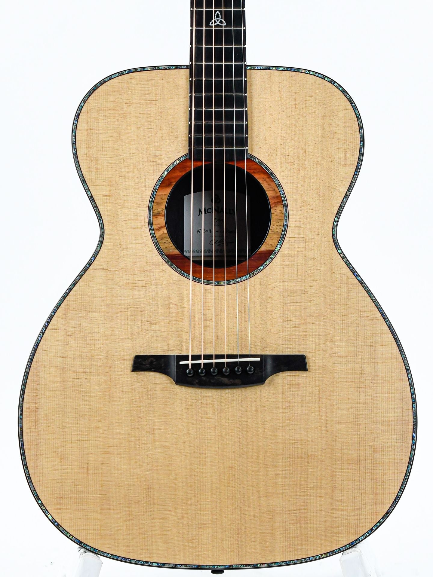 McNally OM Bog Oak Sitka Spruce