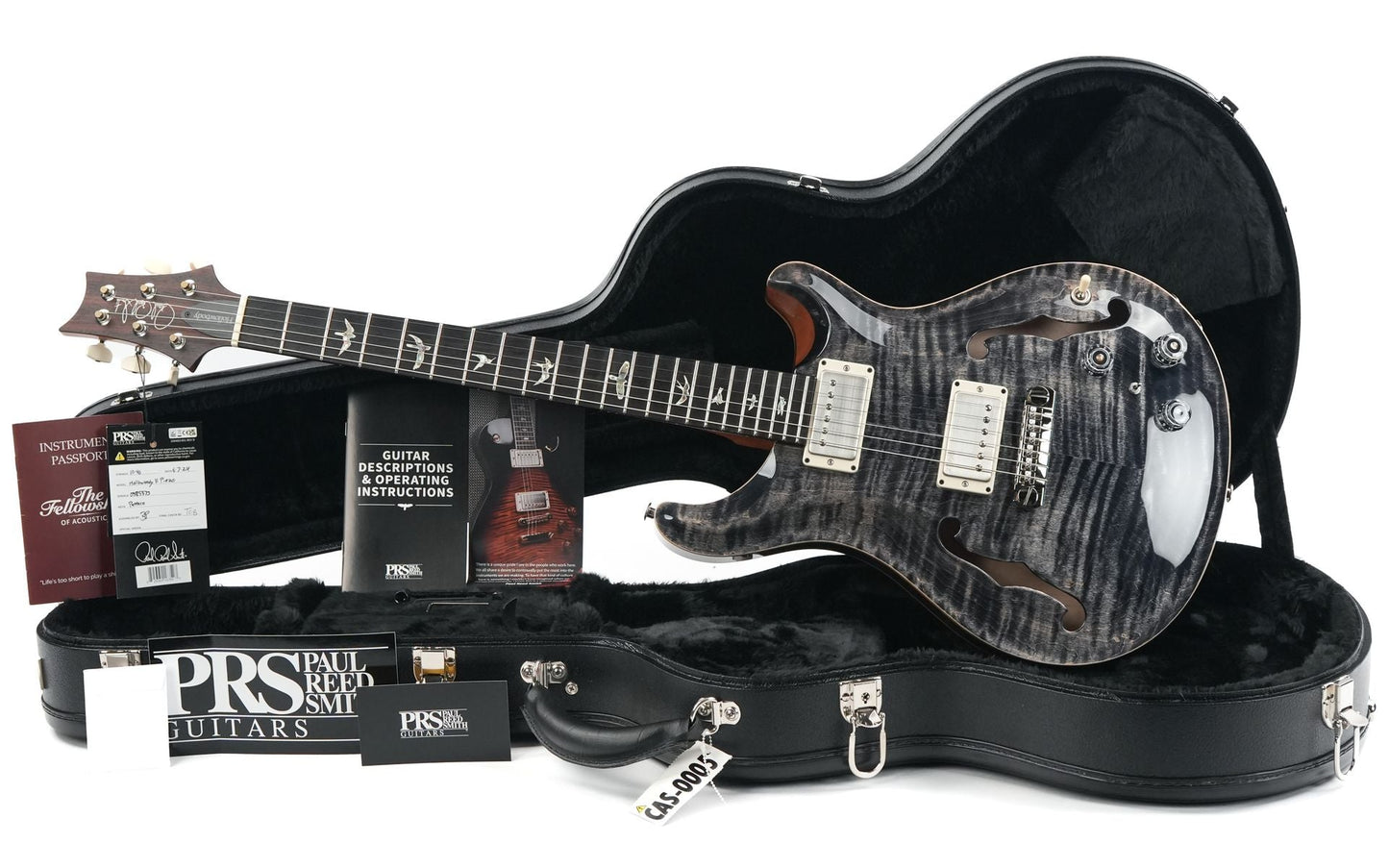 PRS Hollowbody II Piezo Charcoal