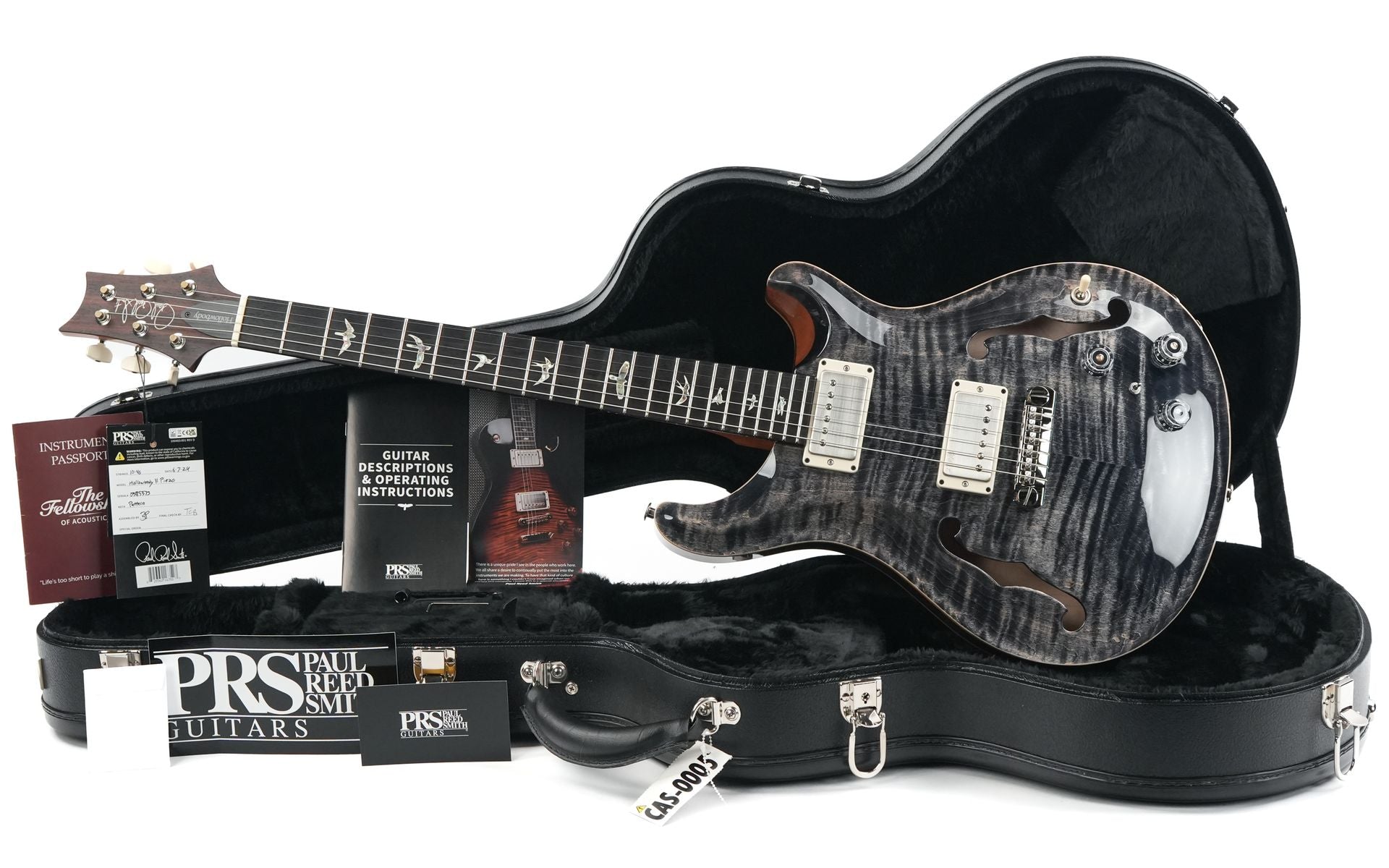 PRS Hollowbody II Piezo Charcoal