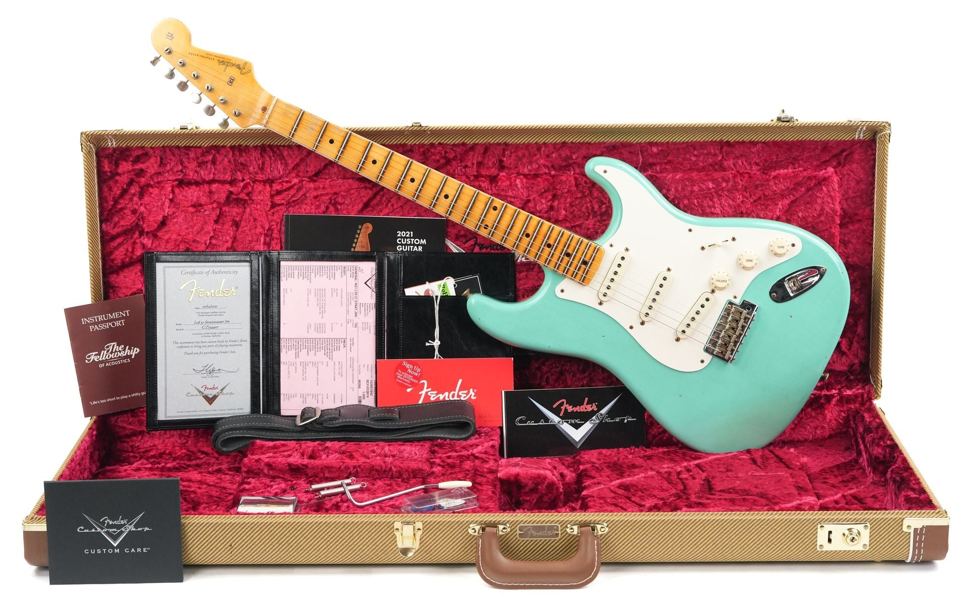 Fender Custom Shop LTD 57 Stratocaster Seafoam Green Journeyman Relic 2021