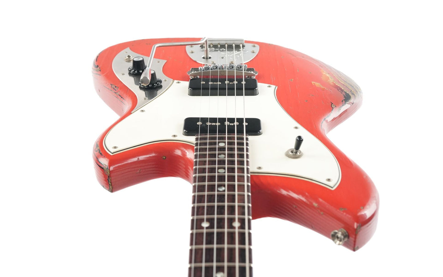 Novo Serus J Fiesta Red over '64 3 Tone Sunburst
