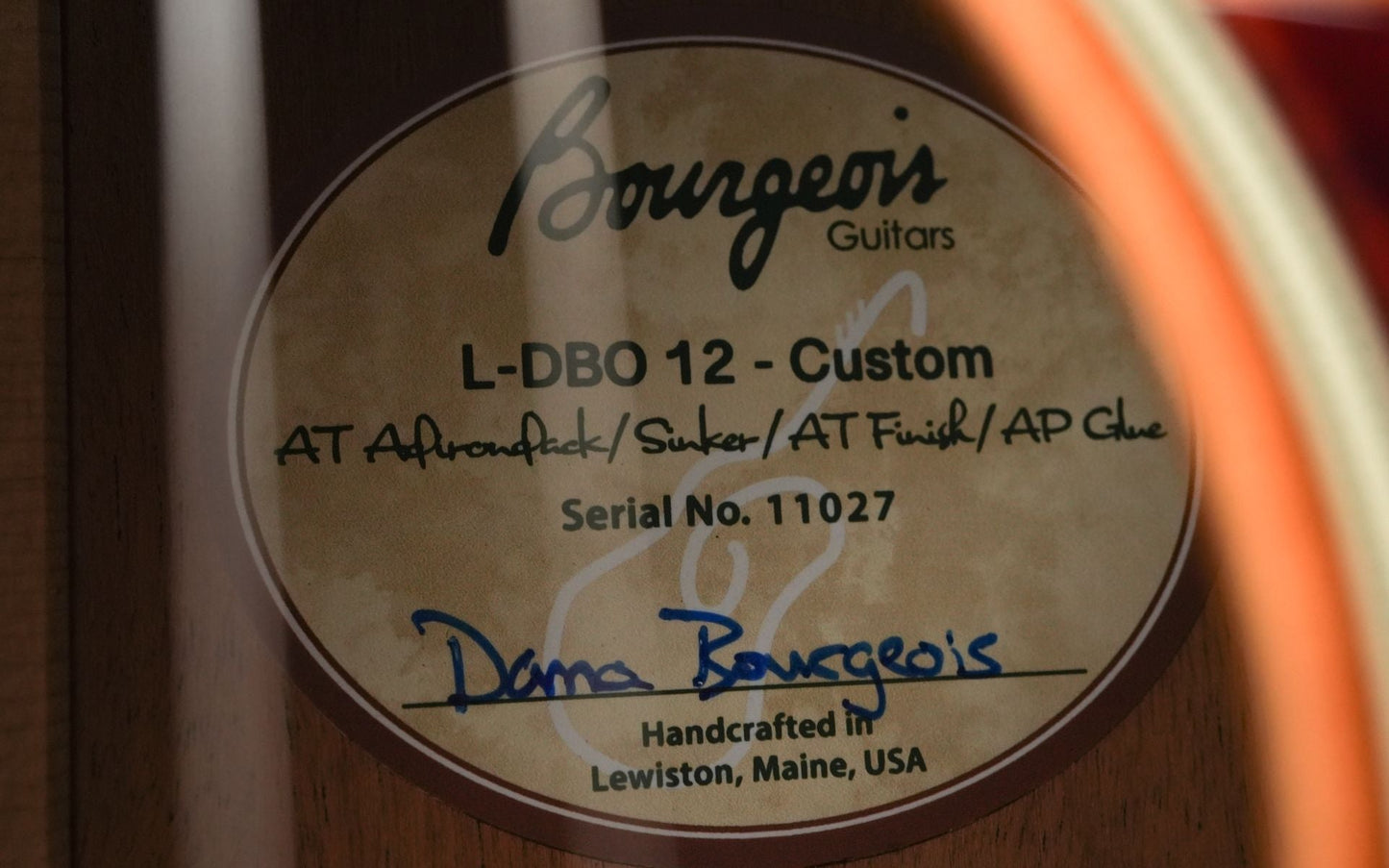 Bourgeois LDBO 12 Custom Sinker Mahogany #11027