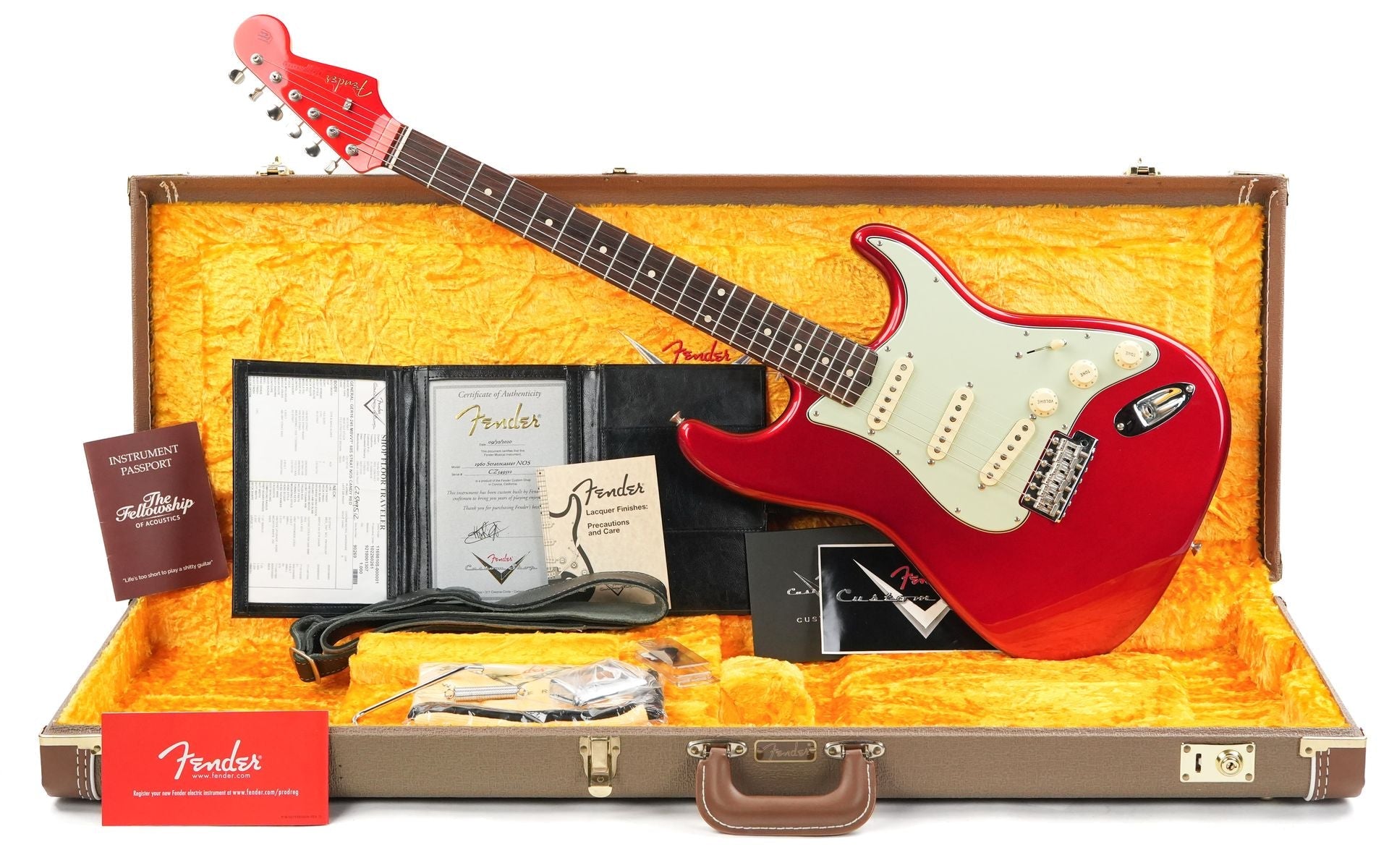 Fender Masterbuilt Vincent van Trigt 1960 Stratocaster NOS Candy Red 2020