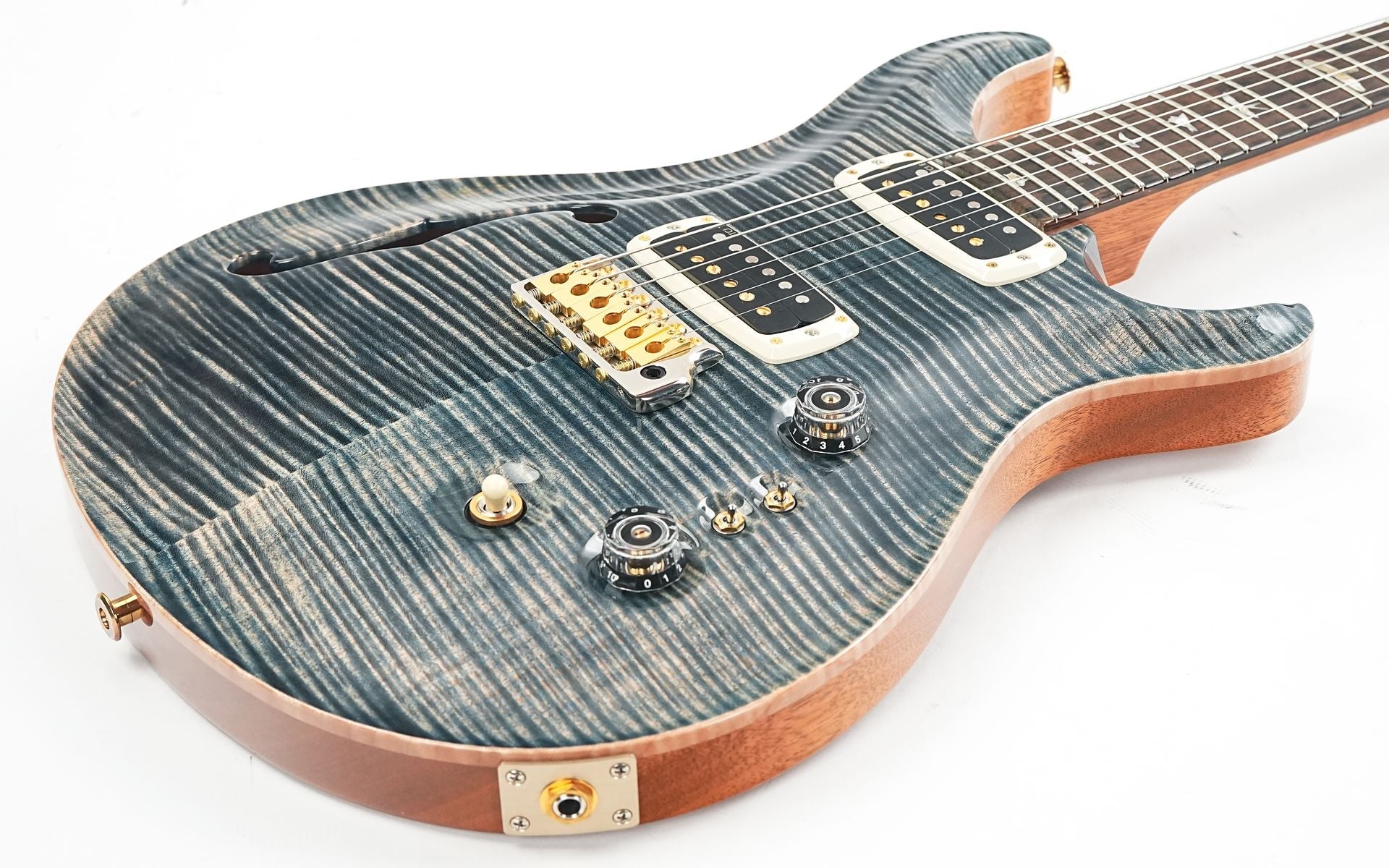 PRS 40th Anniversary Custom 24-08 Semi-Hollow Limited Edition Faded Whale Blue 2025