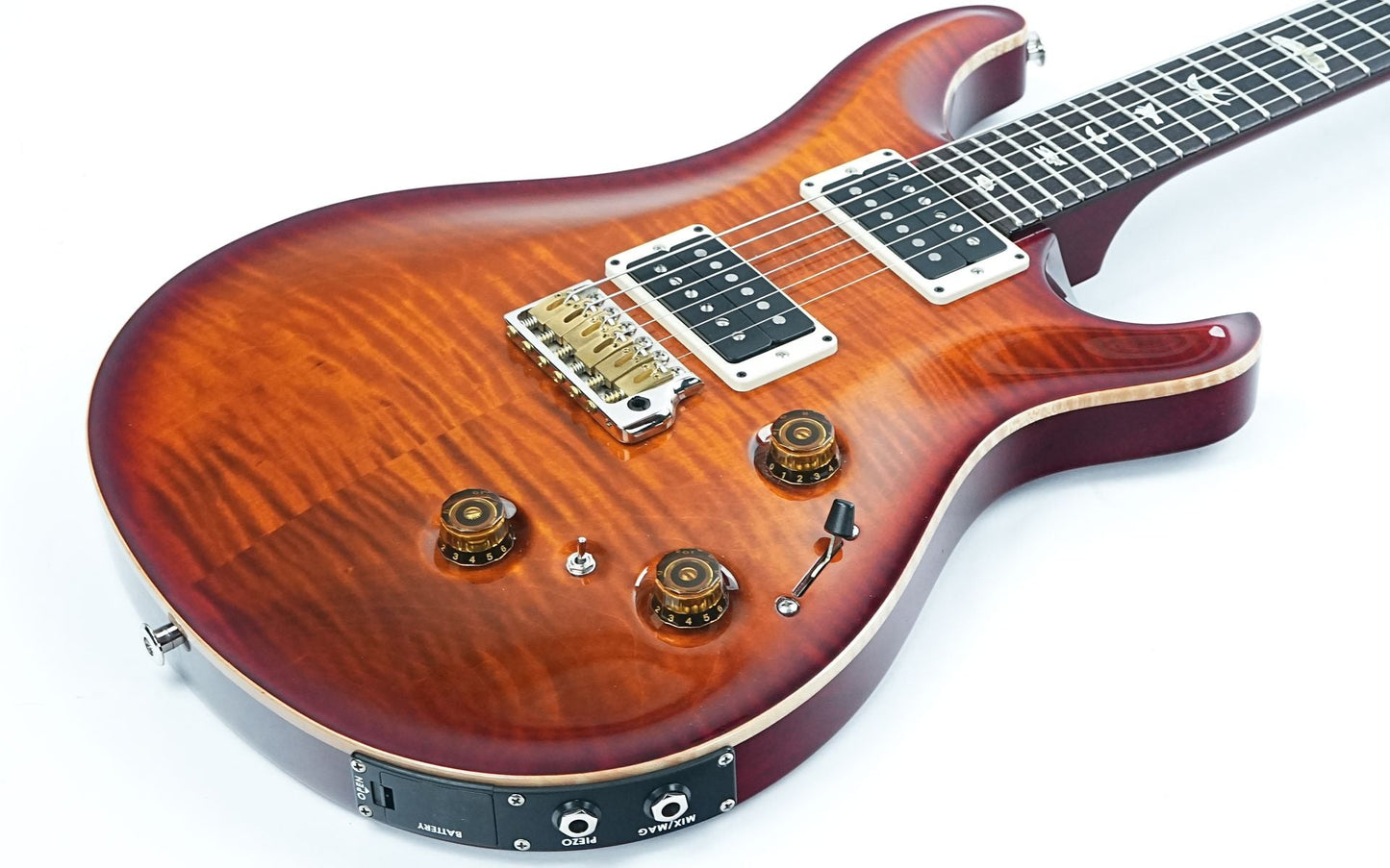 PRS Custom 24 Piezo Dark Cherry Sunburst 2023