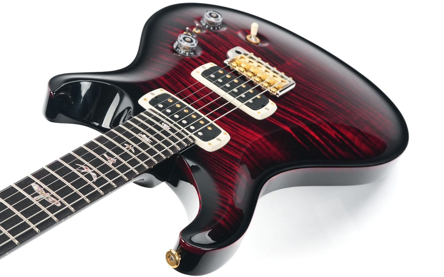 PRS Custom 24 08 Fire Red Smokeburst 10 Top B-Stock