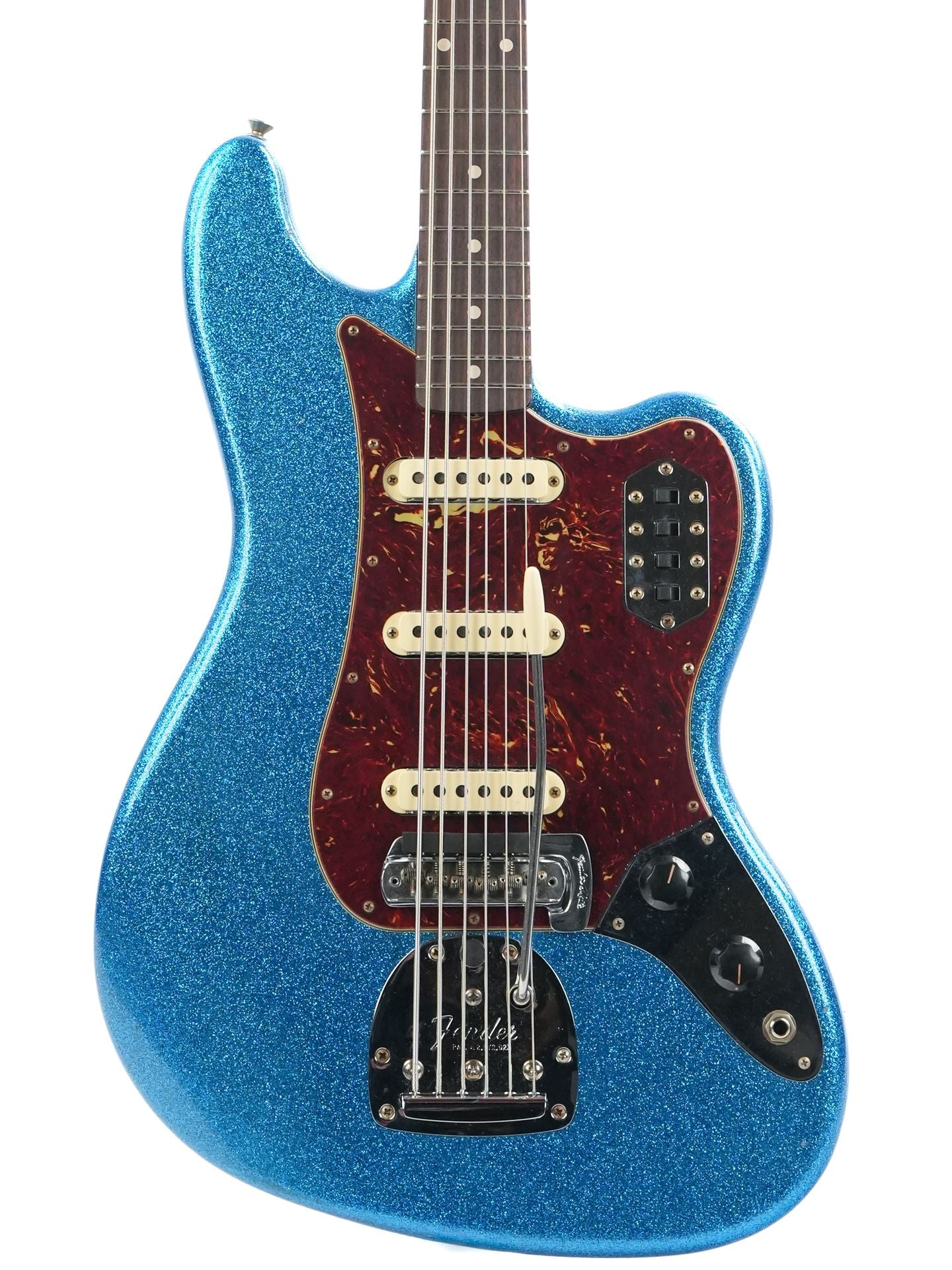 Fender Custom Shop Bass VI Journeyman Aged Blue Sparkle