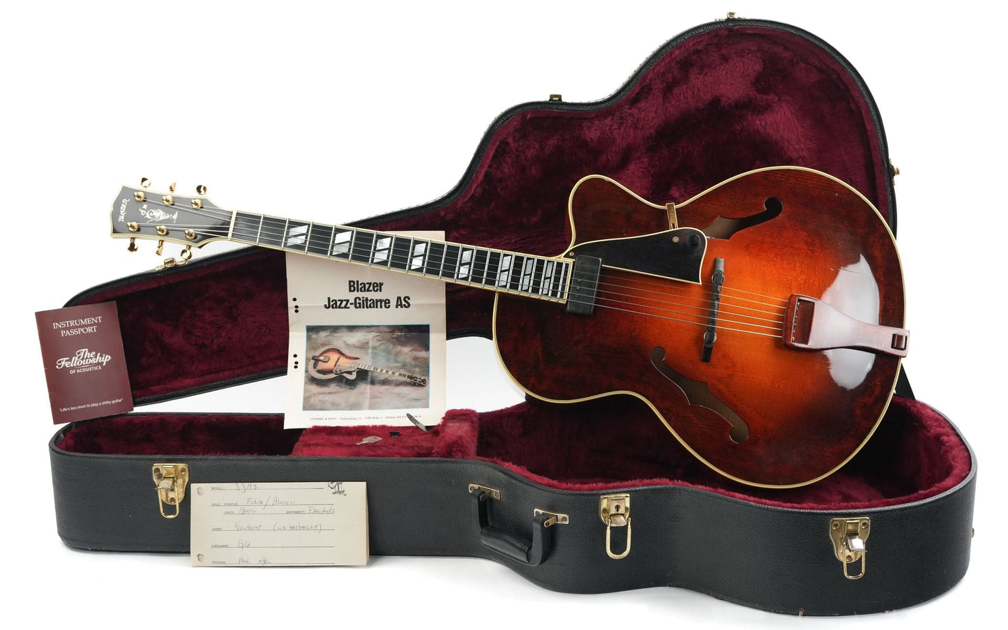 Blazer AS17 L5 Style Archtop Sunburst 1993