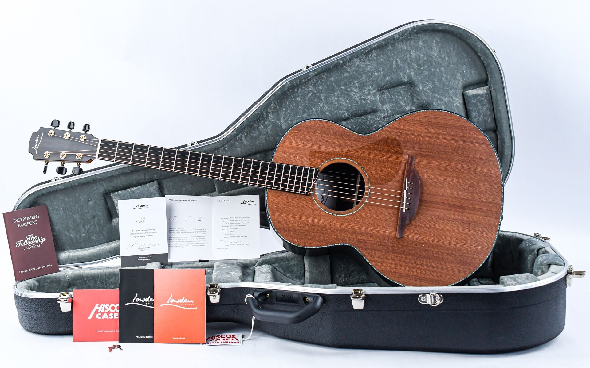 Lowden F50 African Blackwood Sinker Redwood