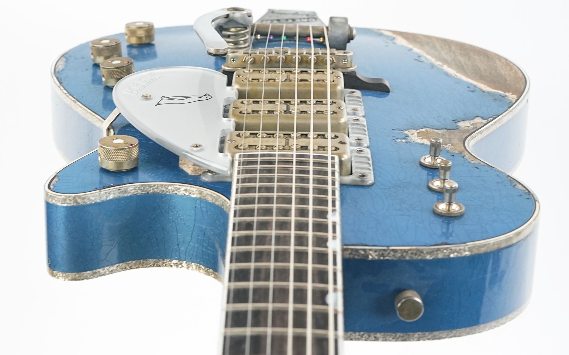 Gretsch Custom Shop G6134T Heavy Relic Lake Placid Blue Chad Henrichsen Masterbuilt