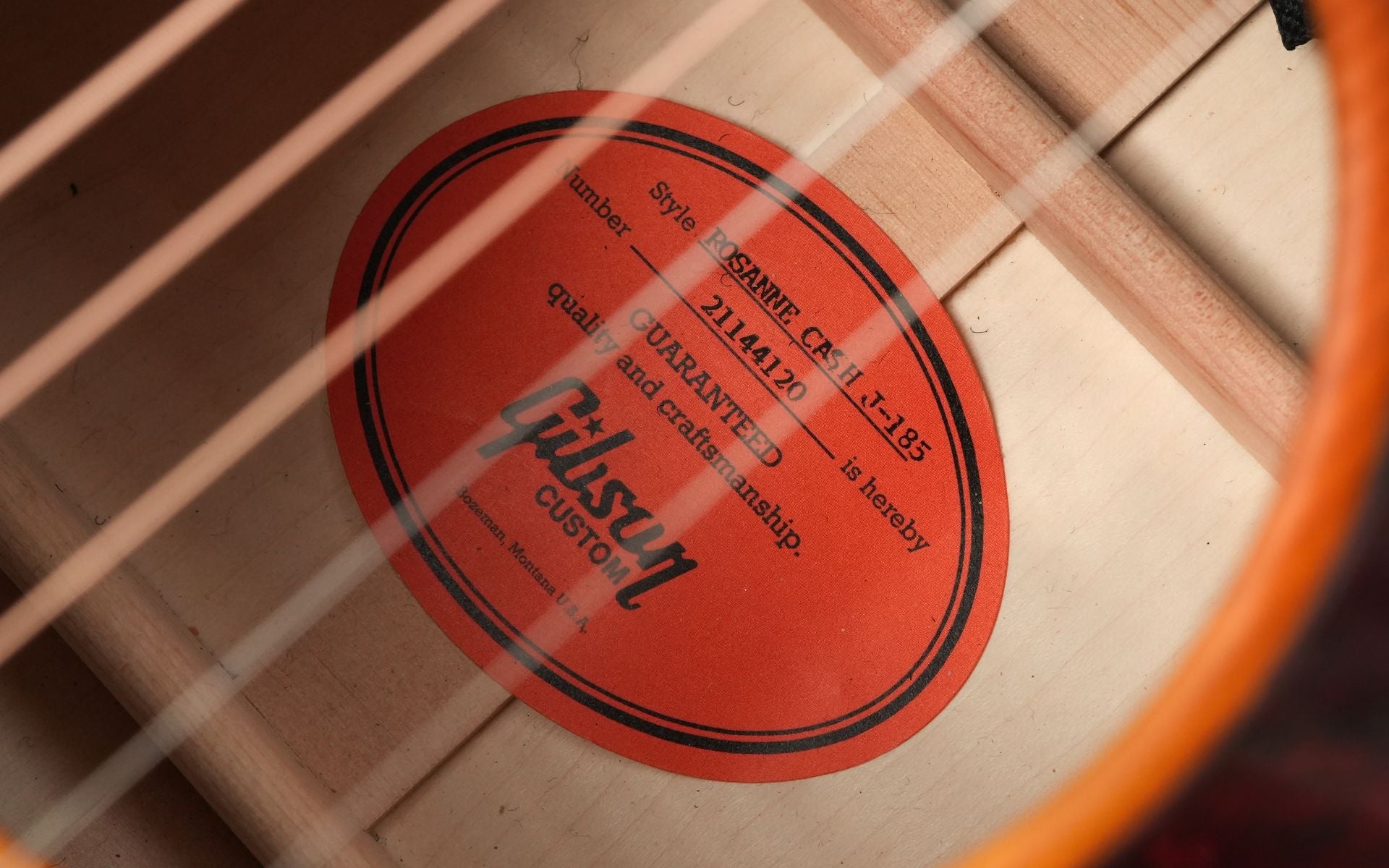 Gibson Rosanne Cash J185 Heritage Cherry Sunburst 2024