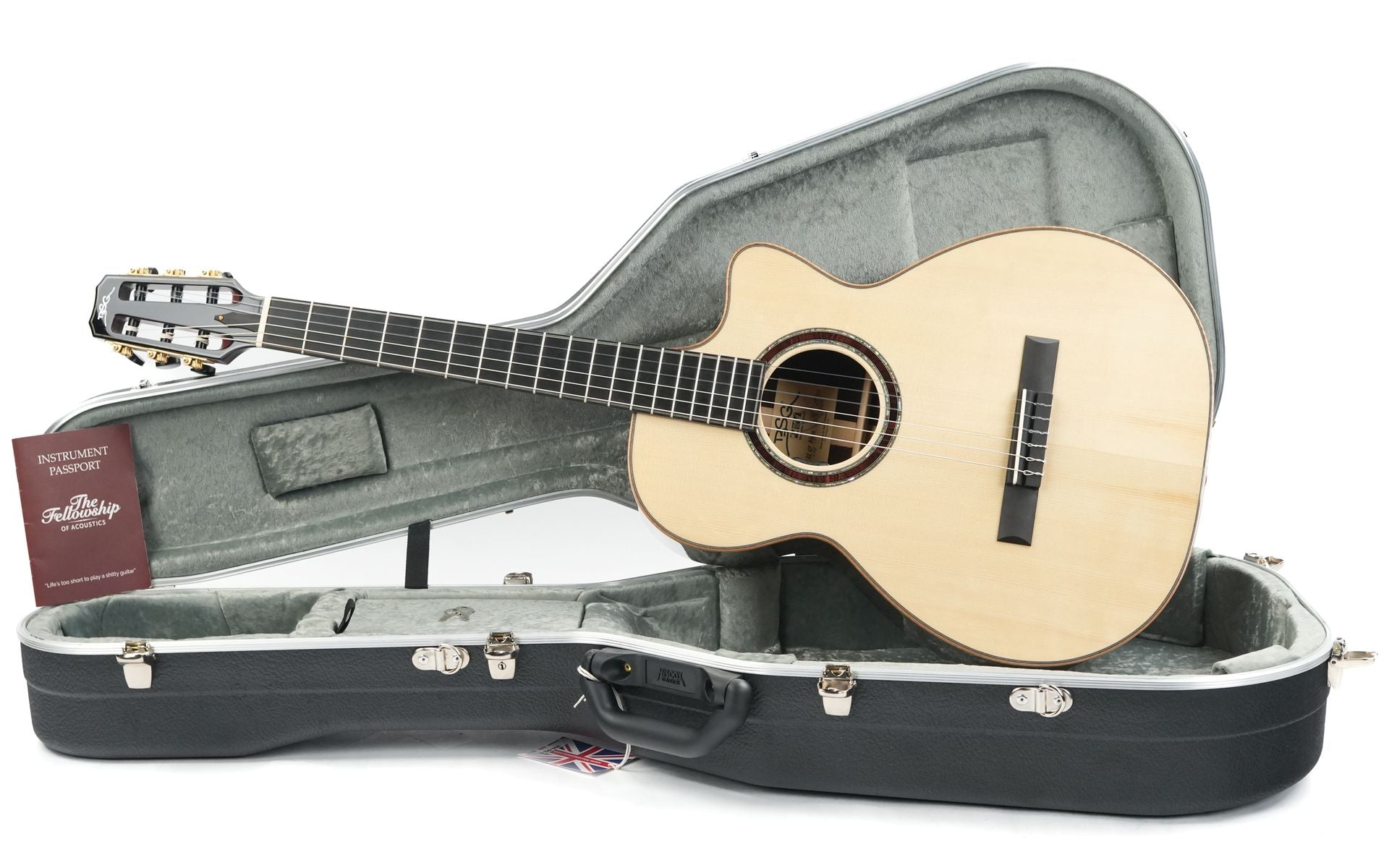 BSG OM32CF Nylon Spruce Madagascar Rosewood