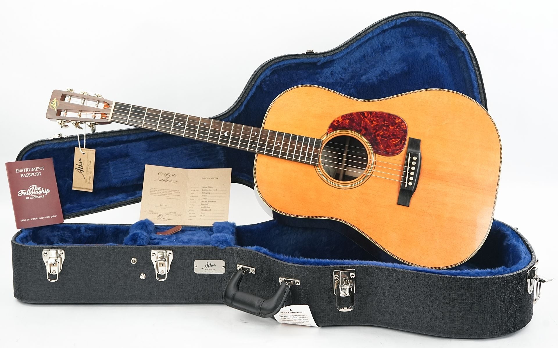 Atkin D37S 12 Fret Dreadnought Natural Aged